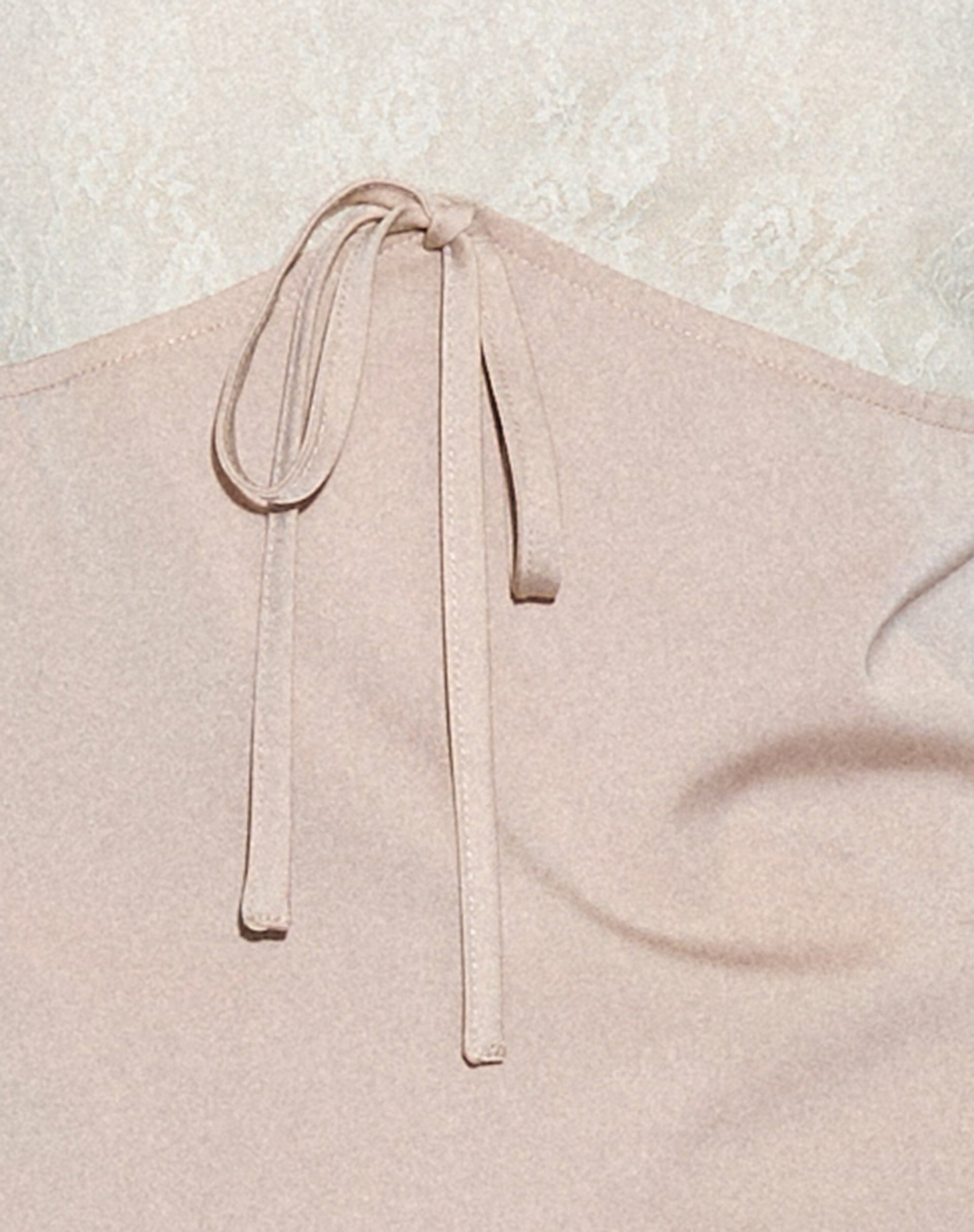 Nauli Satin Mini Dress in Buttercream