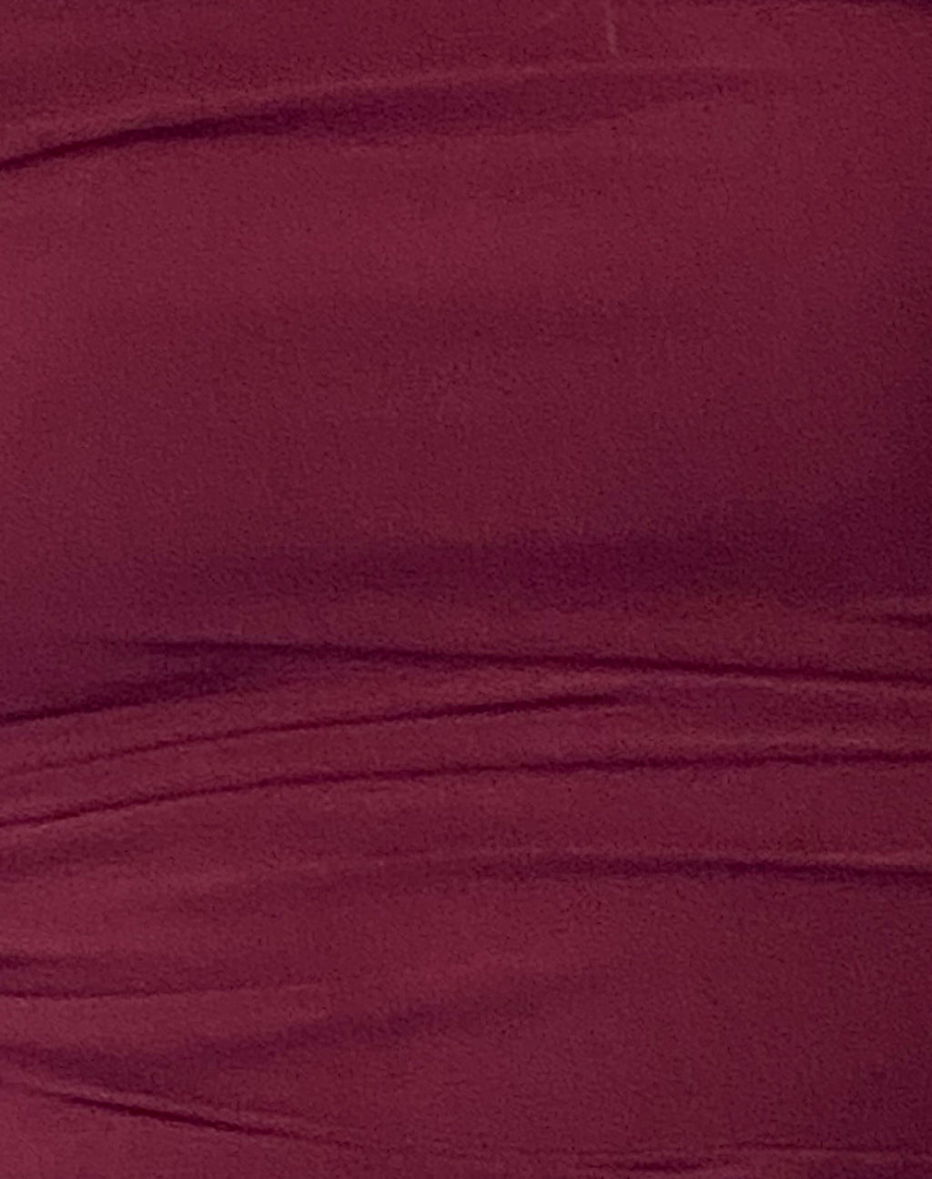 Nauri Mesh Bardot Top in Maroon