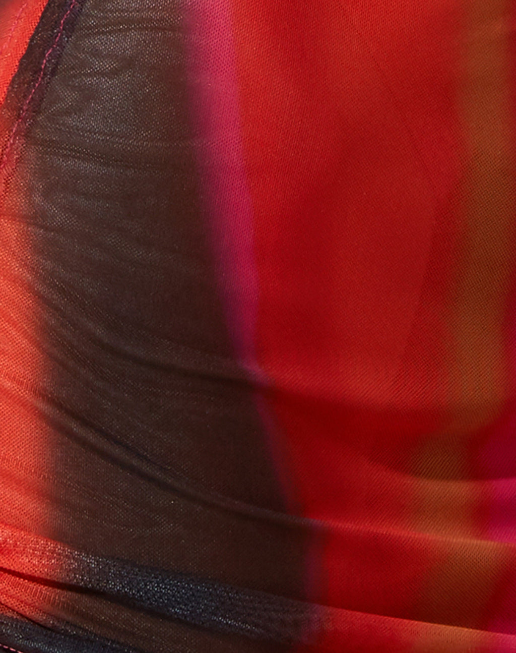 Jican Mini Skirt in Solarized Orange and Pink