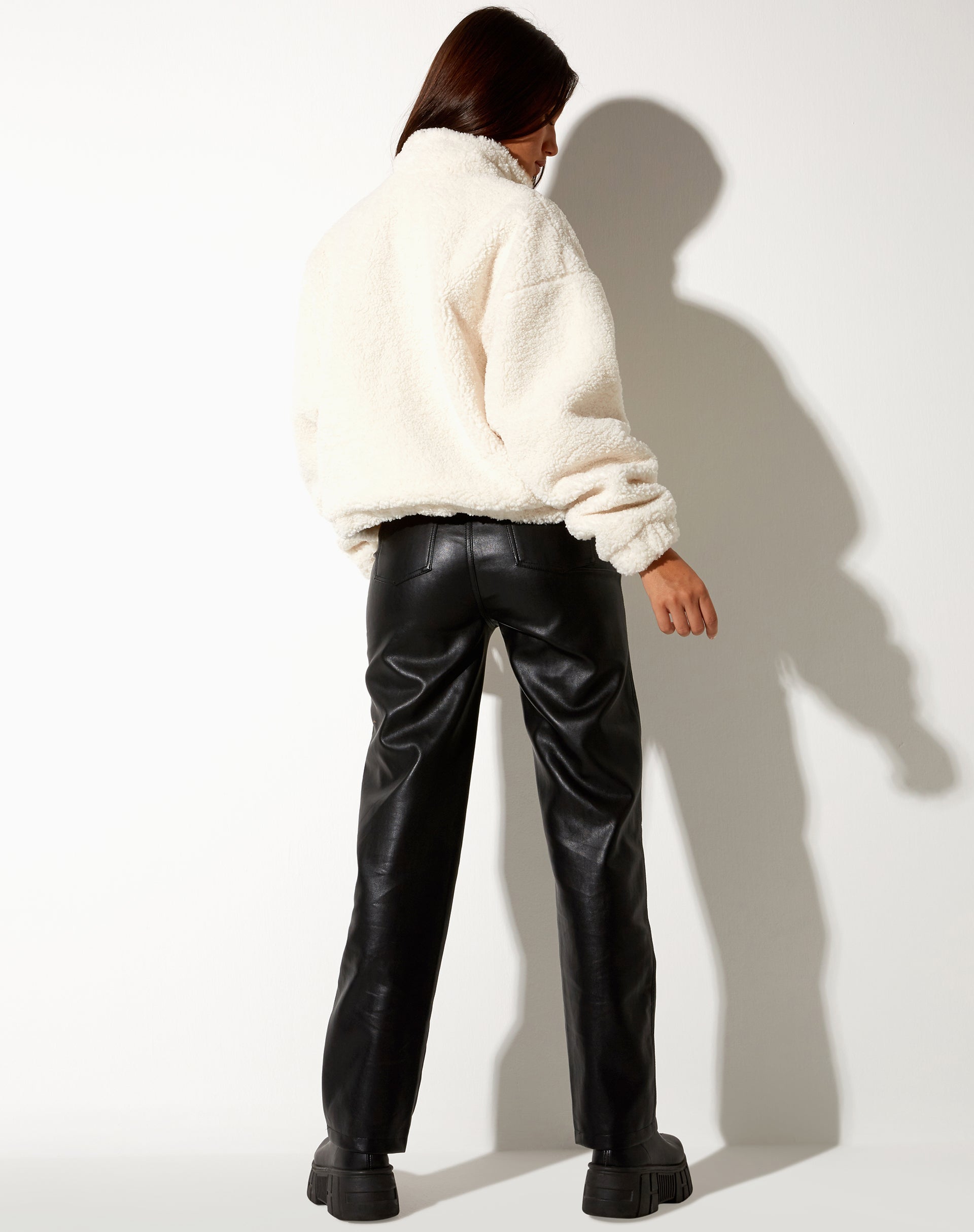 Nero Jacket in Borg Ivory with 'Angel Energy' Label