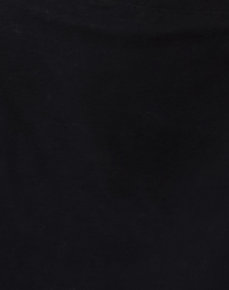 NIDYA ALINE MINI SKIRT BLACK