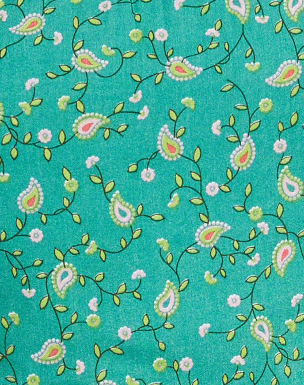 Nolda Crop Top in Paisley Fun Green
