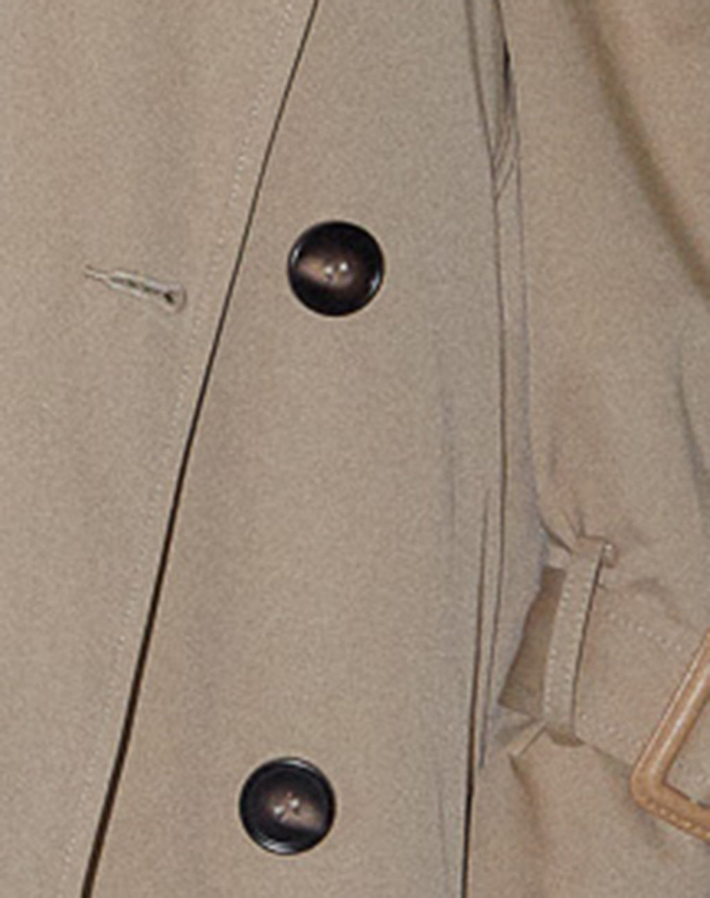 Orcati Double Breasted Trench Coat in Tan