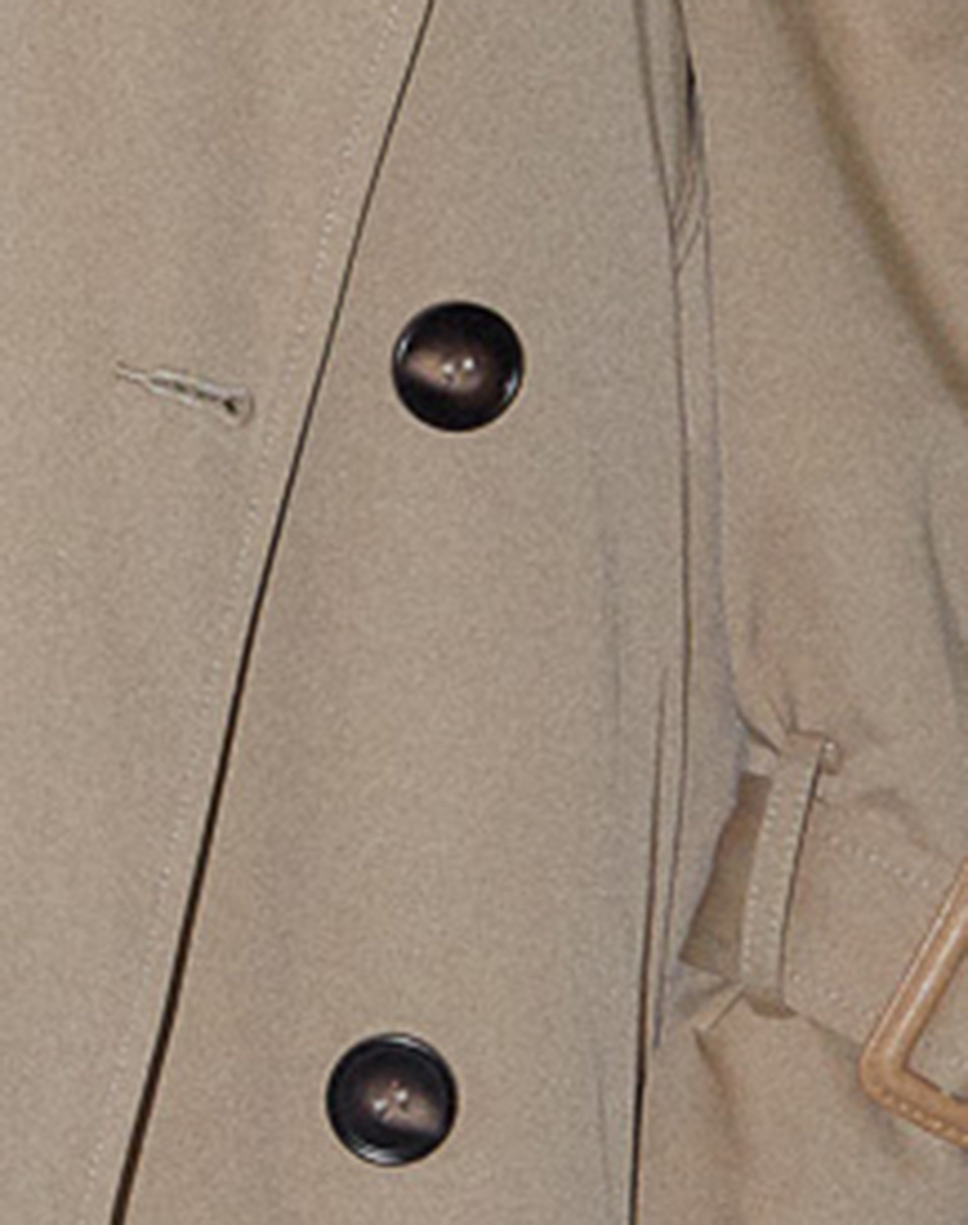 Orcati Double Breasted Trench Coat in Tan