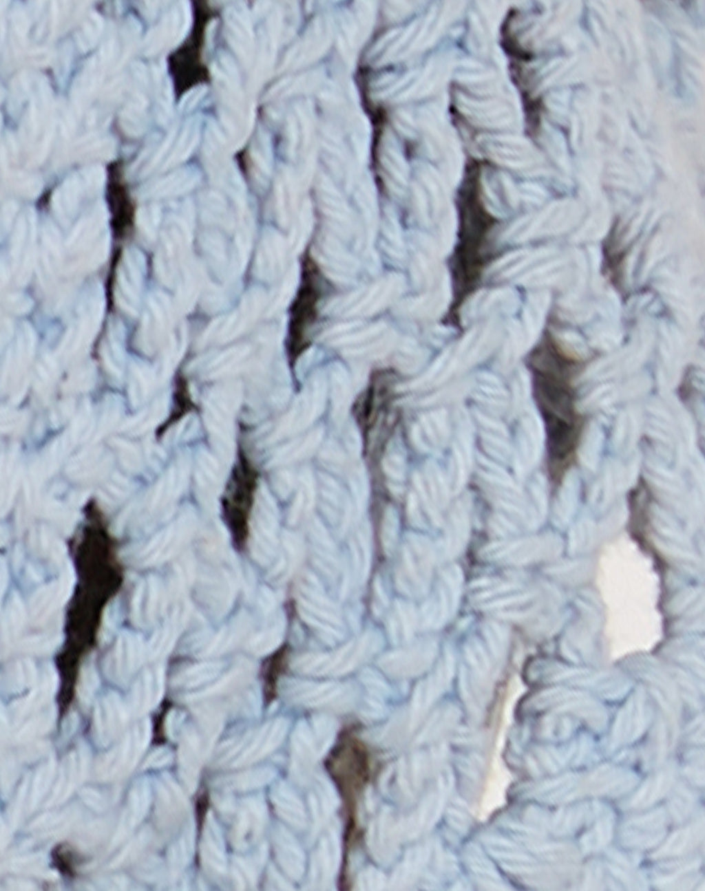 Yurike Crochet Bandana in Powder Blue