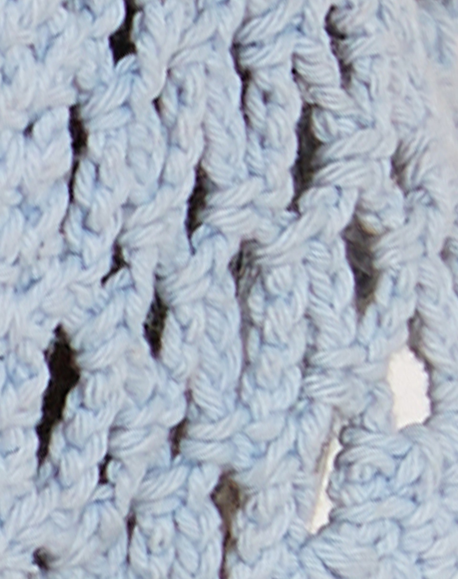 Yurike Crochet Bandana in Powder Blue
