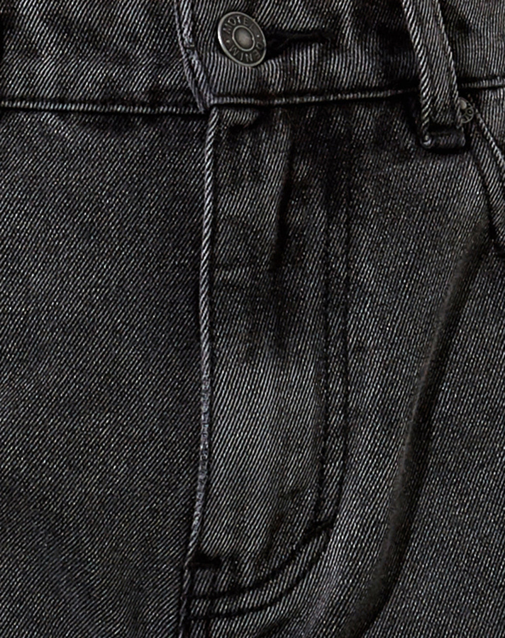 Bum Rips Parallel Jeans in Black Wash