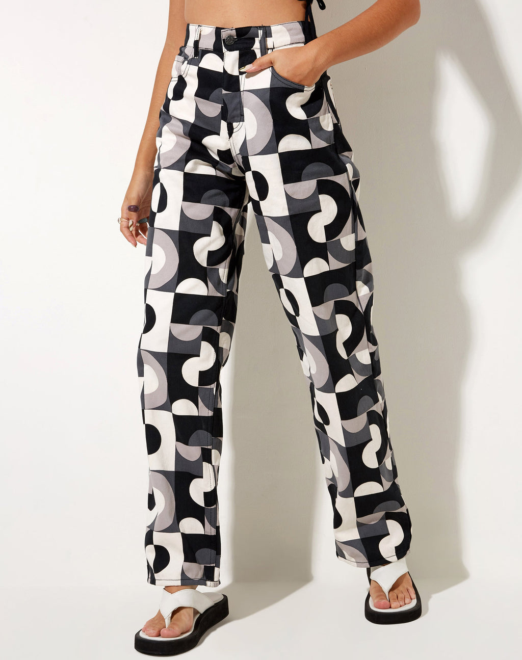 Parallel Jeans in Retro Optic Spot