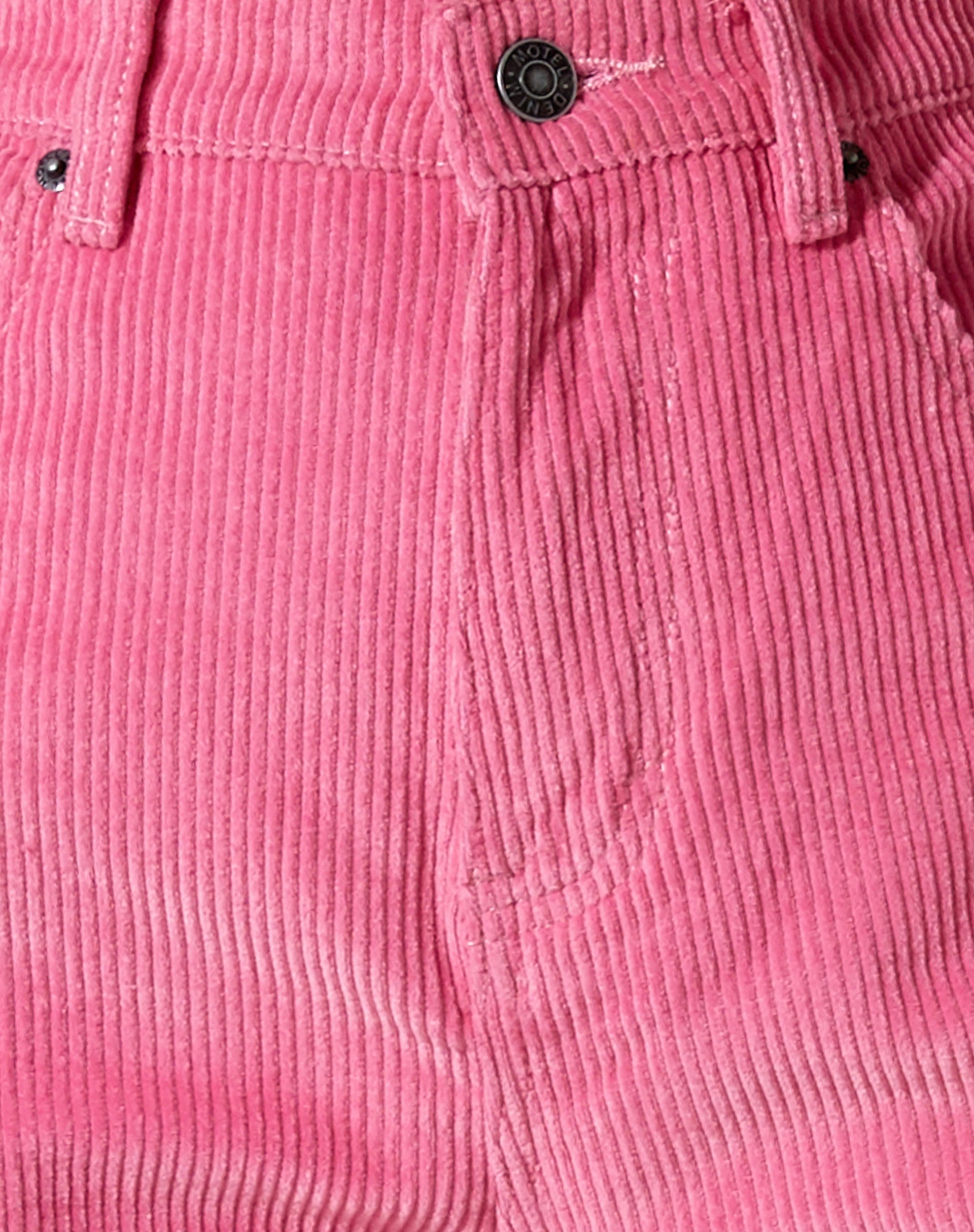 Parallel Trouser in Cord Bubblegum Pink