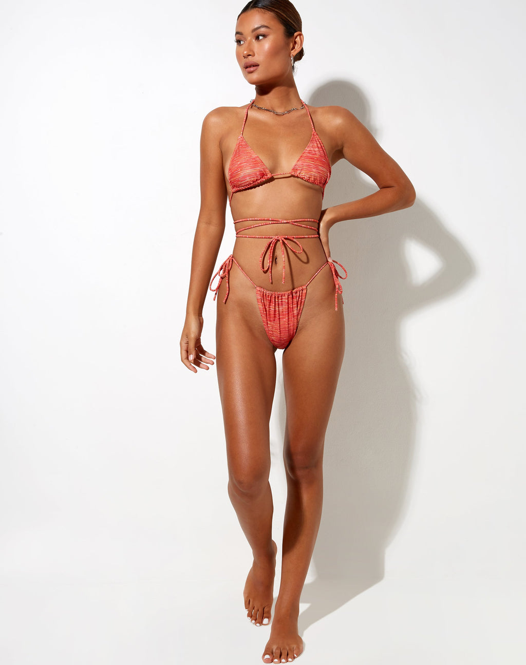 Parmia Triangle Bikini Top in Summer Rays