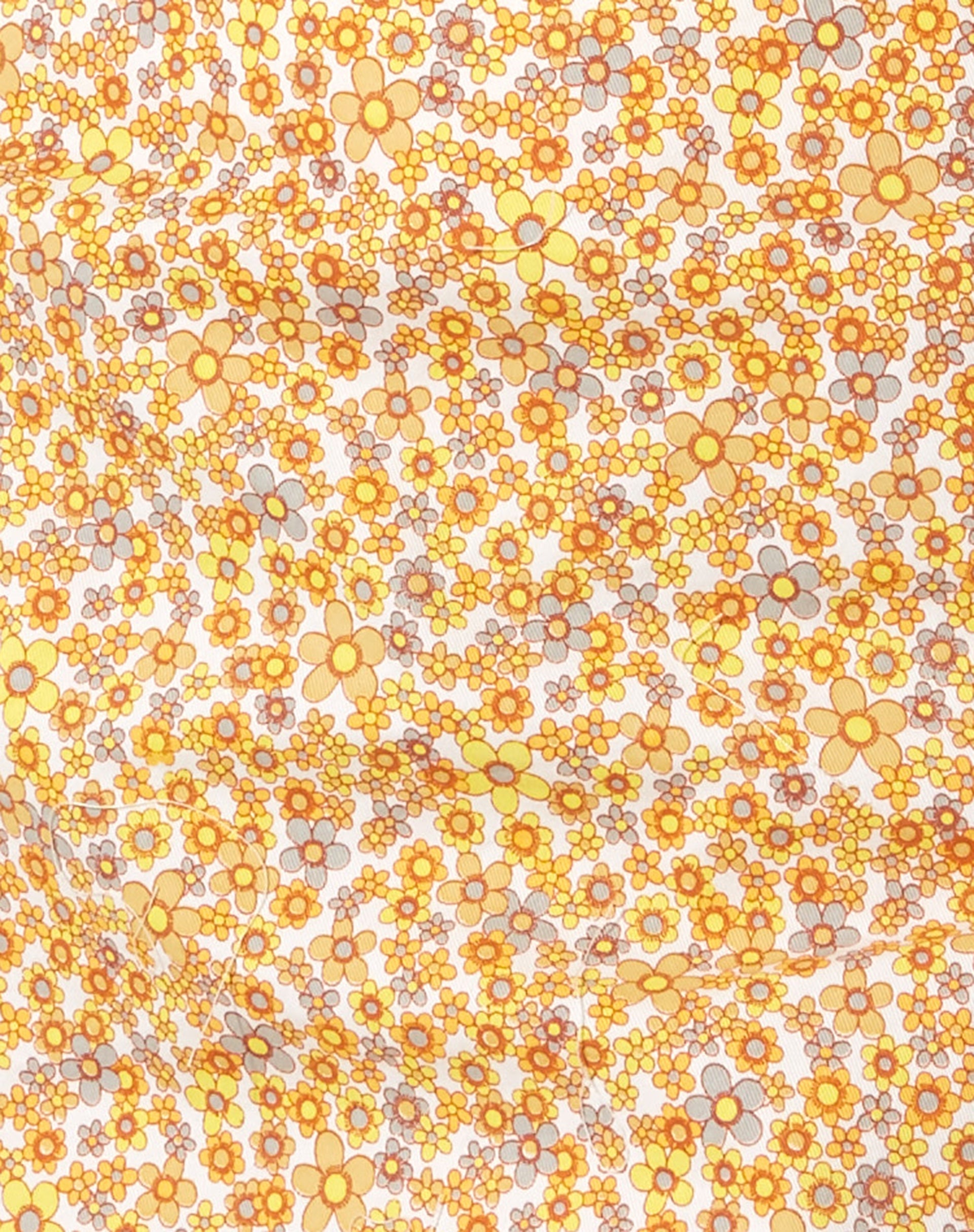 Pelmo Mini Skirt in Flower Garden Yellow