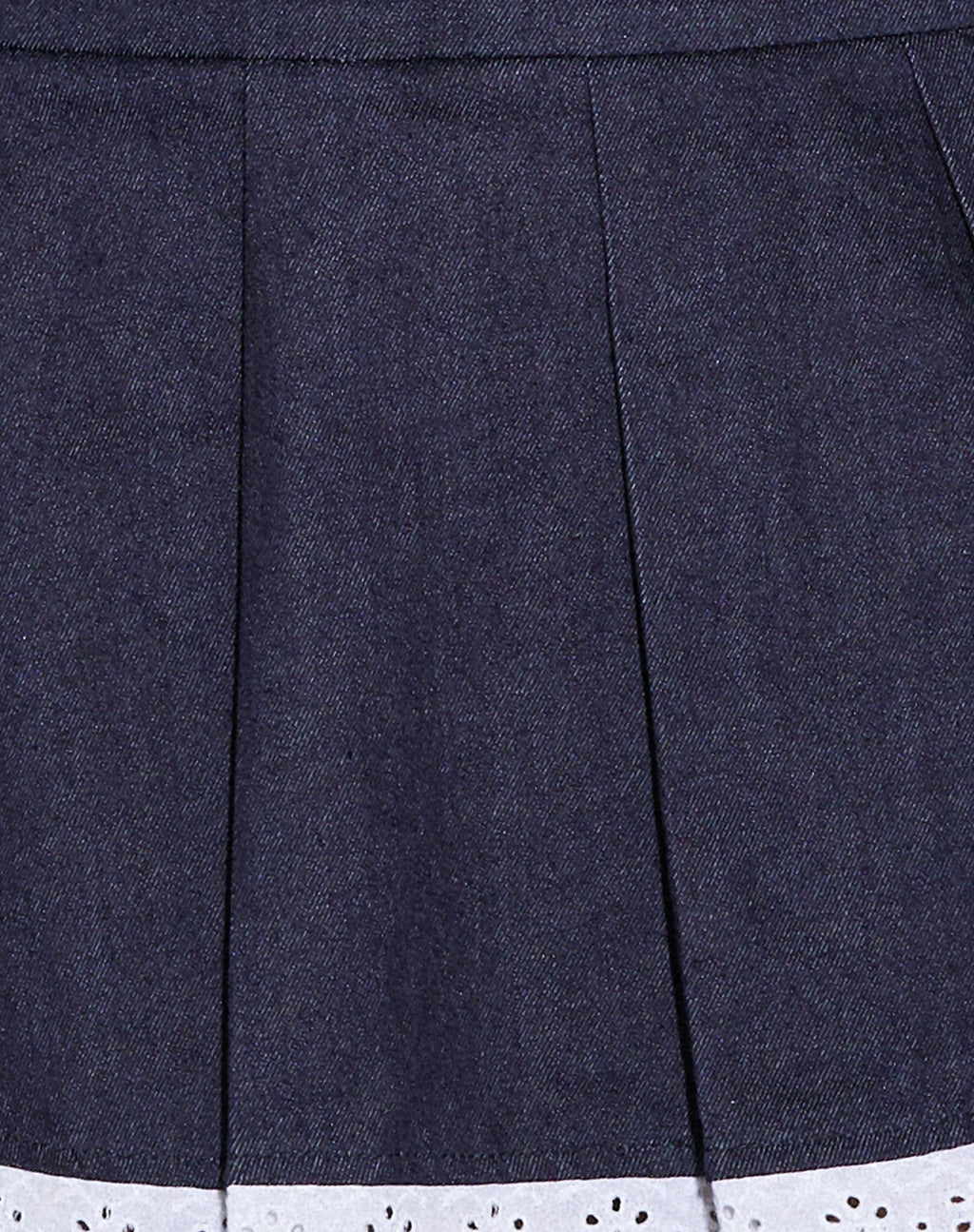 Pramuda Bandeau Mini Dress in Indigo Chambray