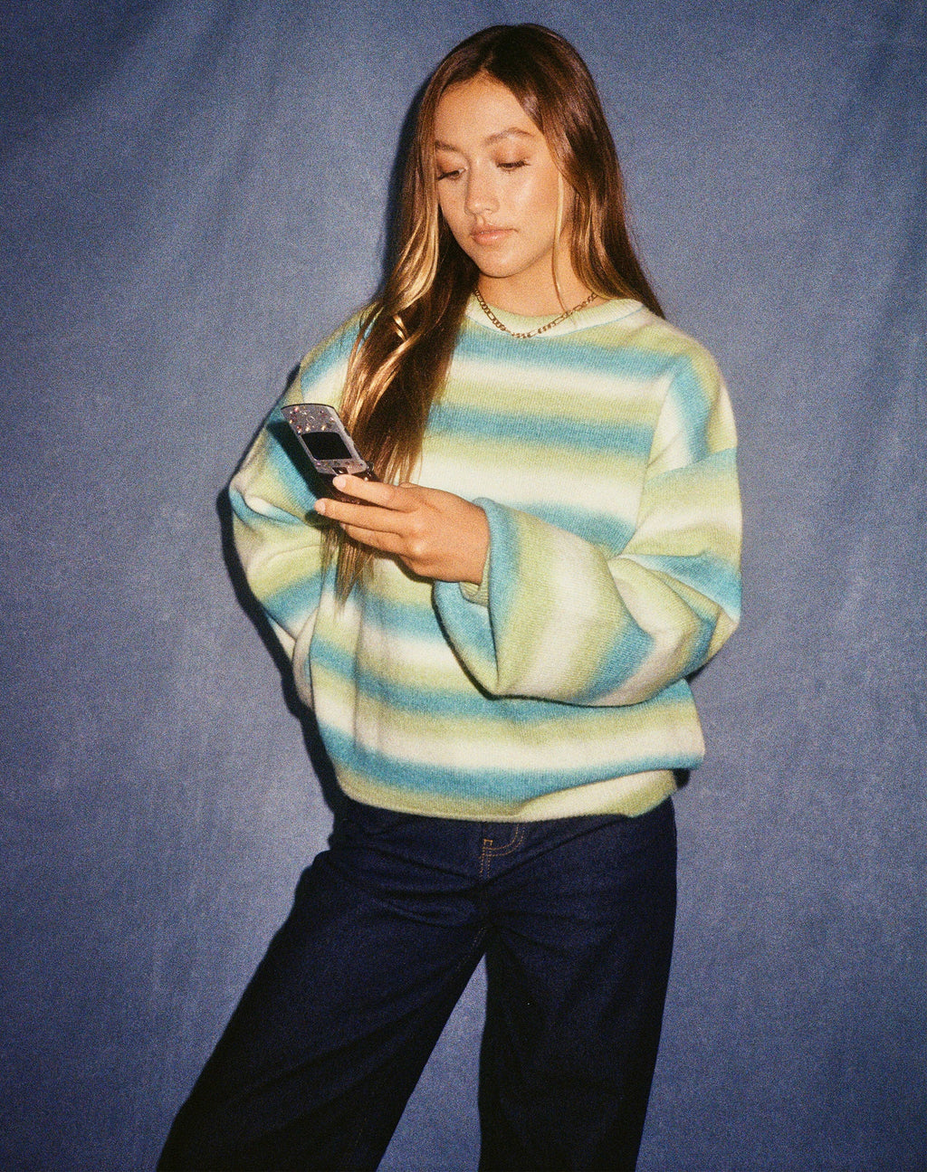 Ammaria Jumper in Blue Mix Stripe