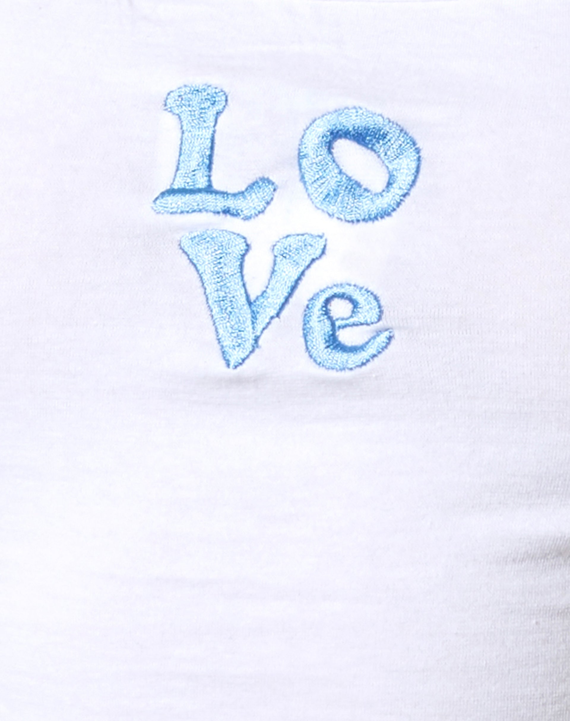 Rawi Crop Top in White Love
