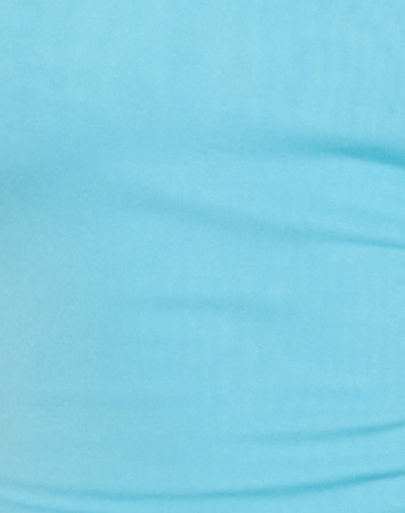 Nalu Short in Cupro Aqua