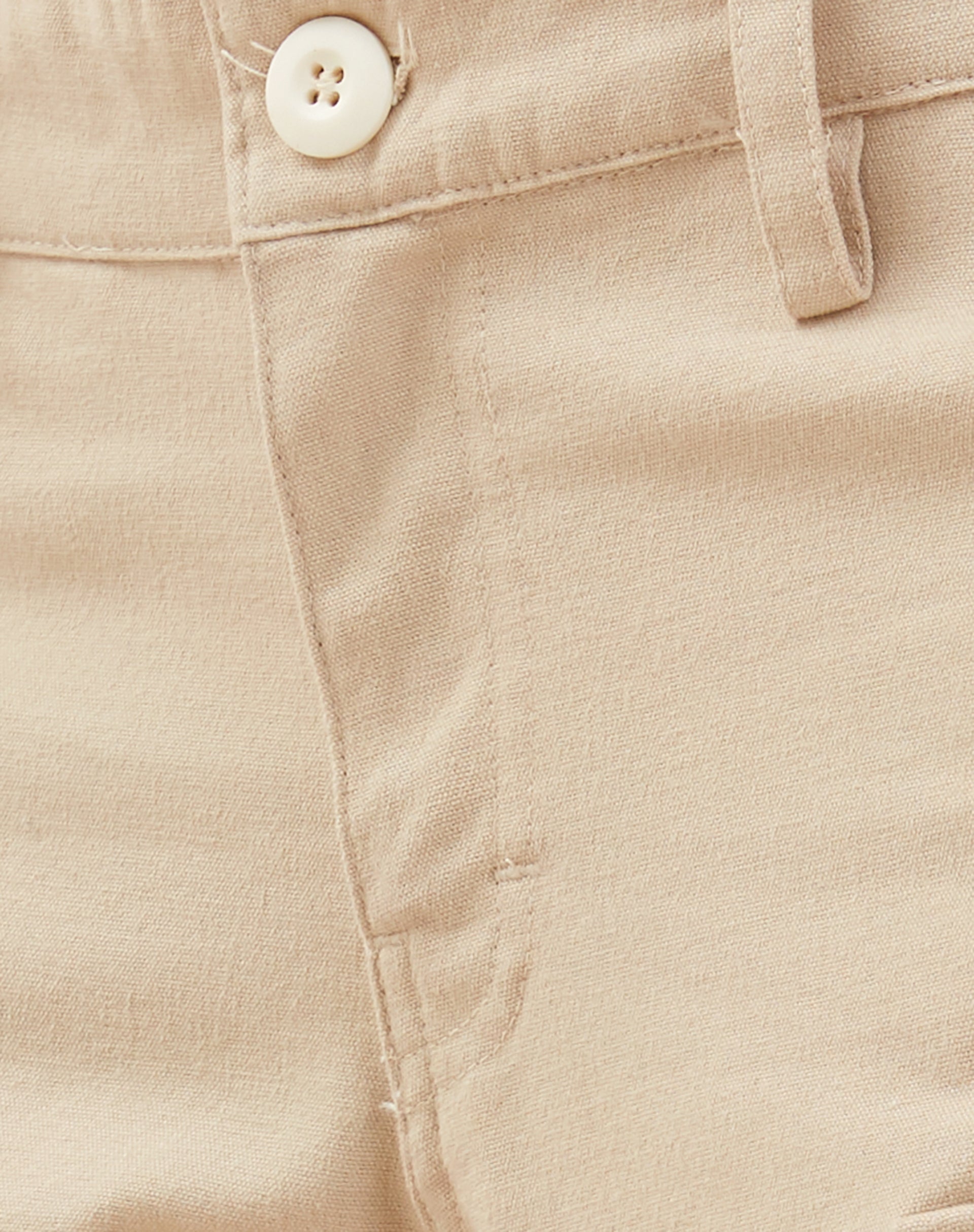 Renee Wide Leg Cargo Trouser in Ecru