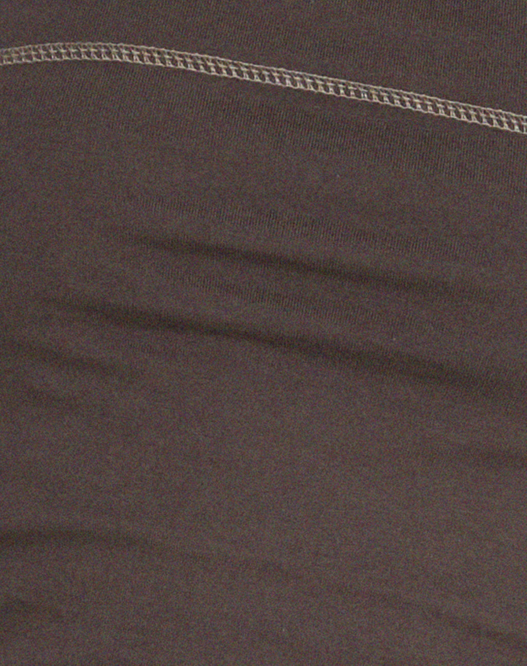 Lan Long Sleeve Top in Gunmetal with Grey Top Stitch
