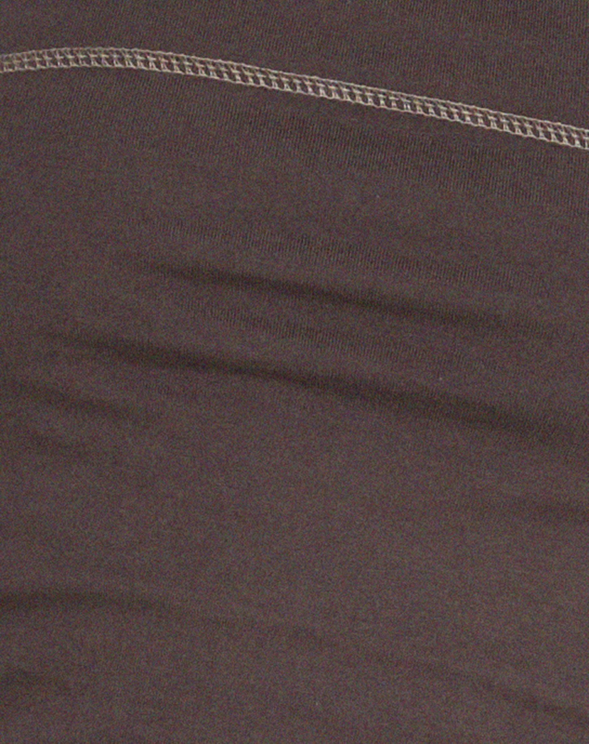 Lan Long Sleeve Top in Gunmetal with Grey Top Stitch