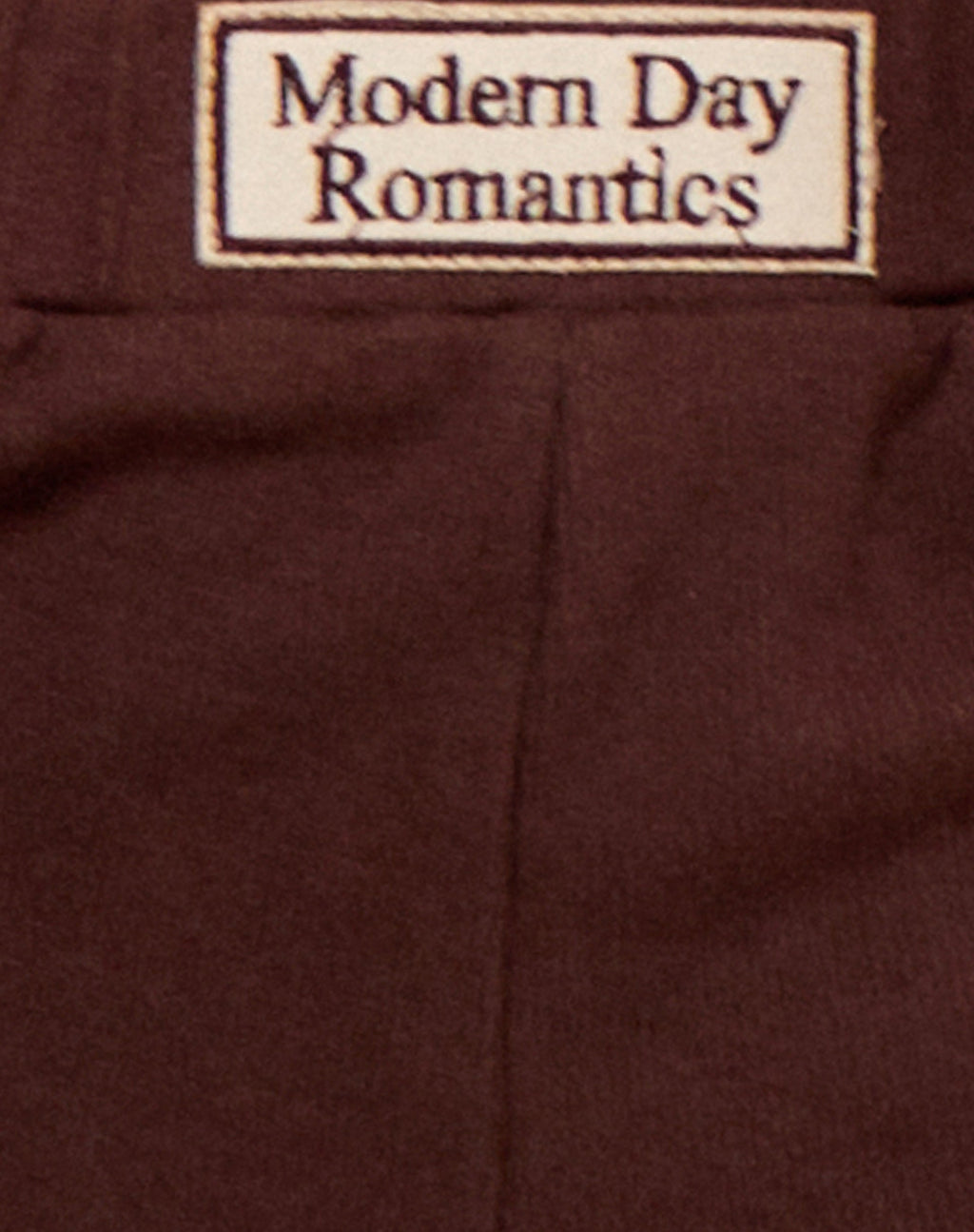 Lou Hot Pant in Deep Mahogany Modern Day Label Embro