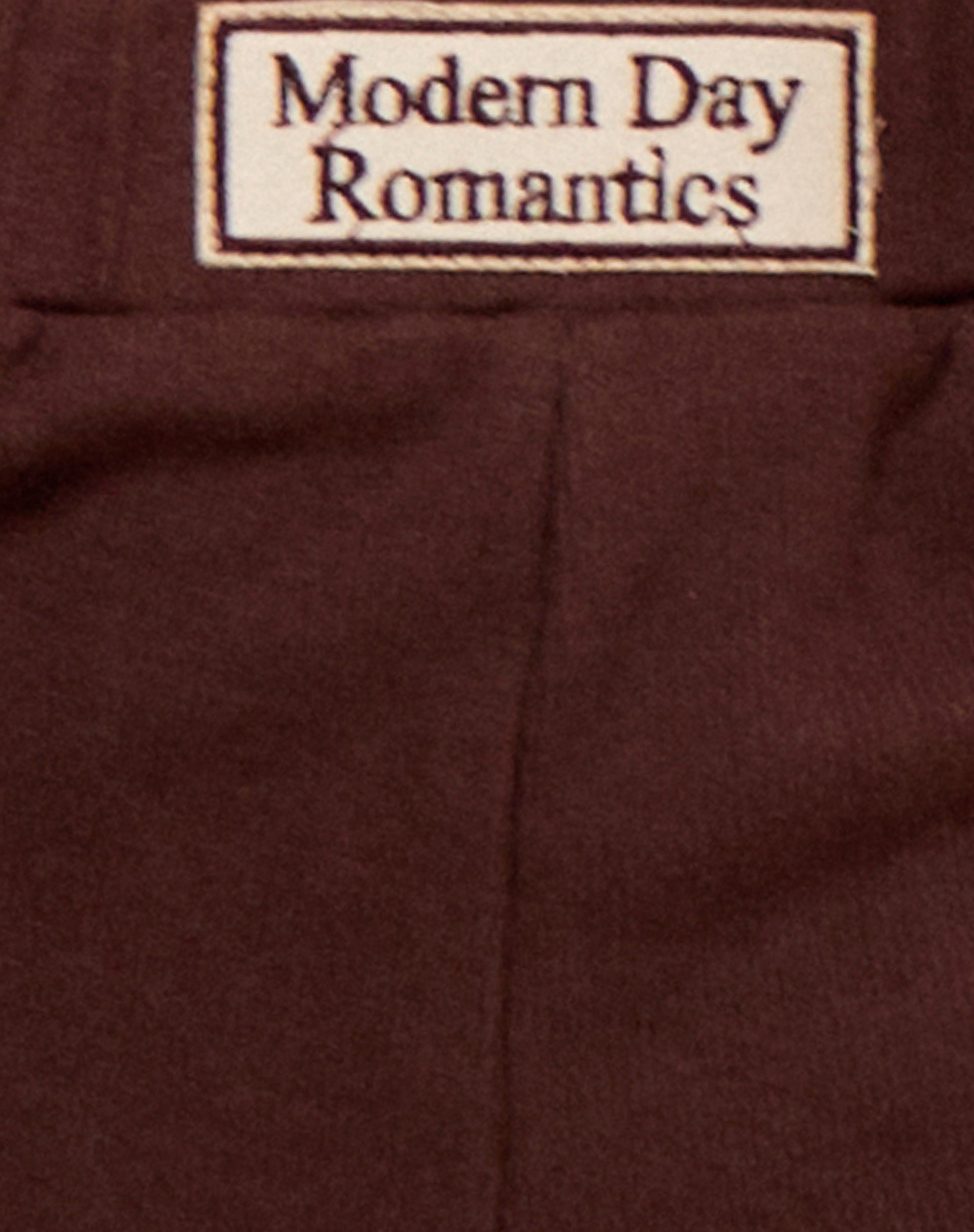 Lou Hot Pant in Deep Mahogany Modern Day Label Embro