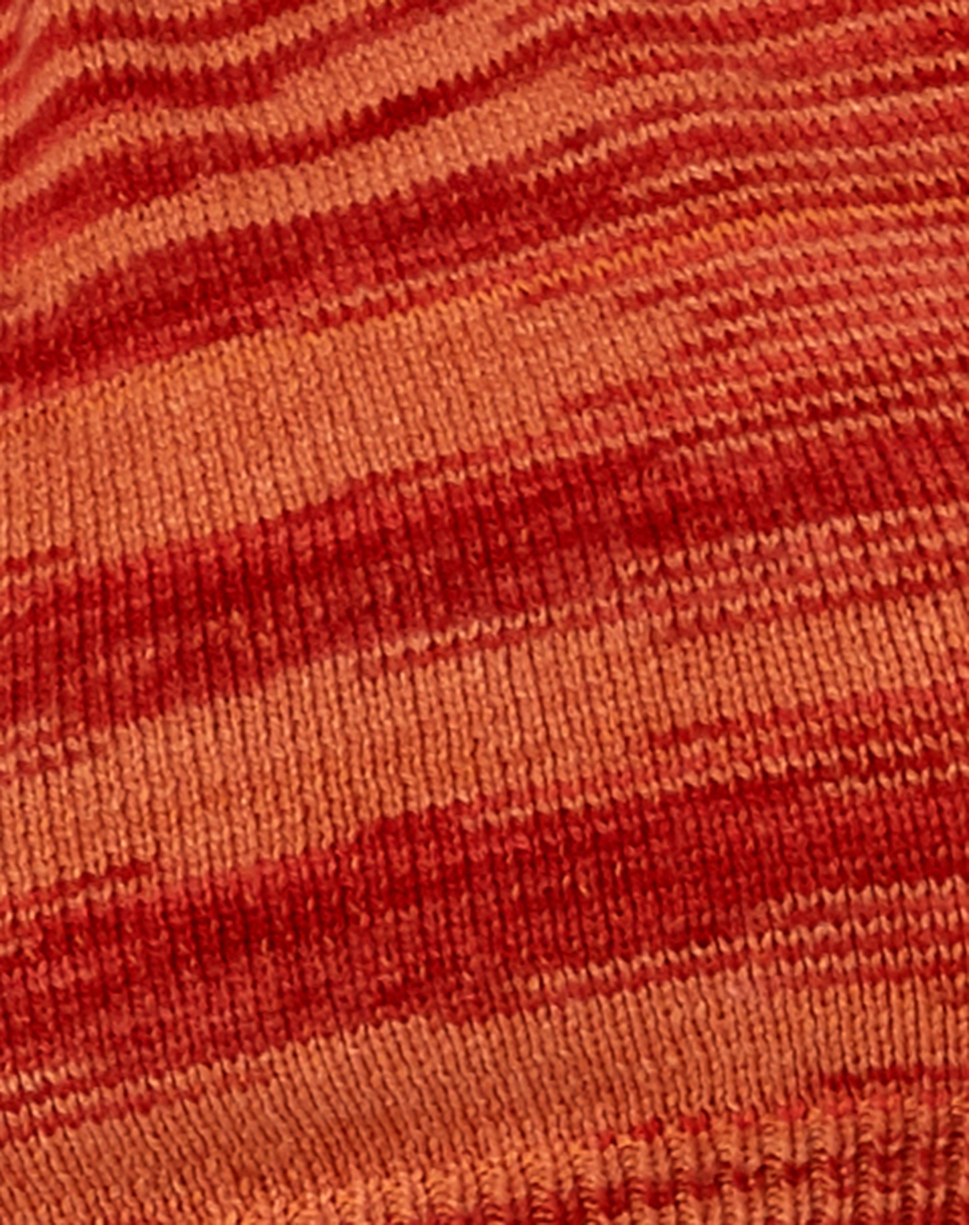 Roena Crop Top in Space Dye Tangerine Strawberry
