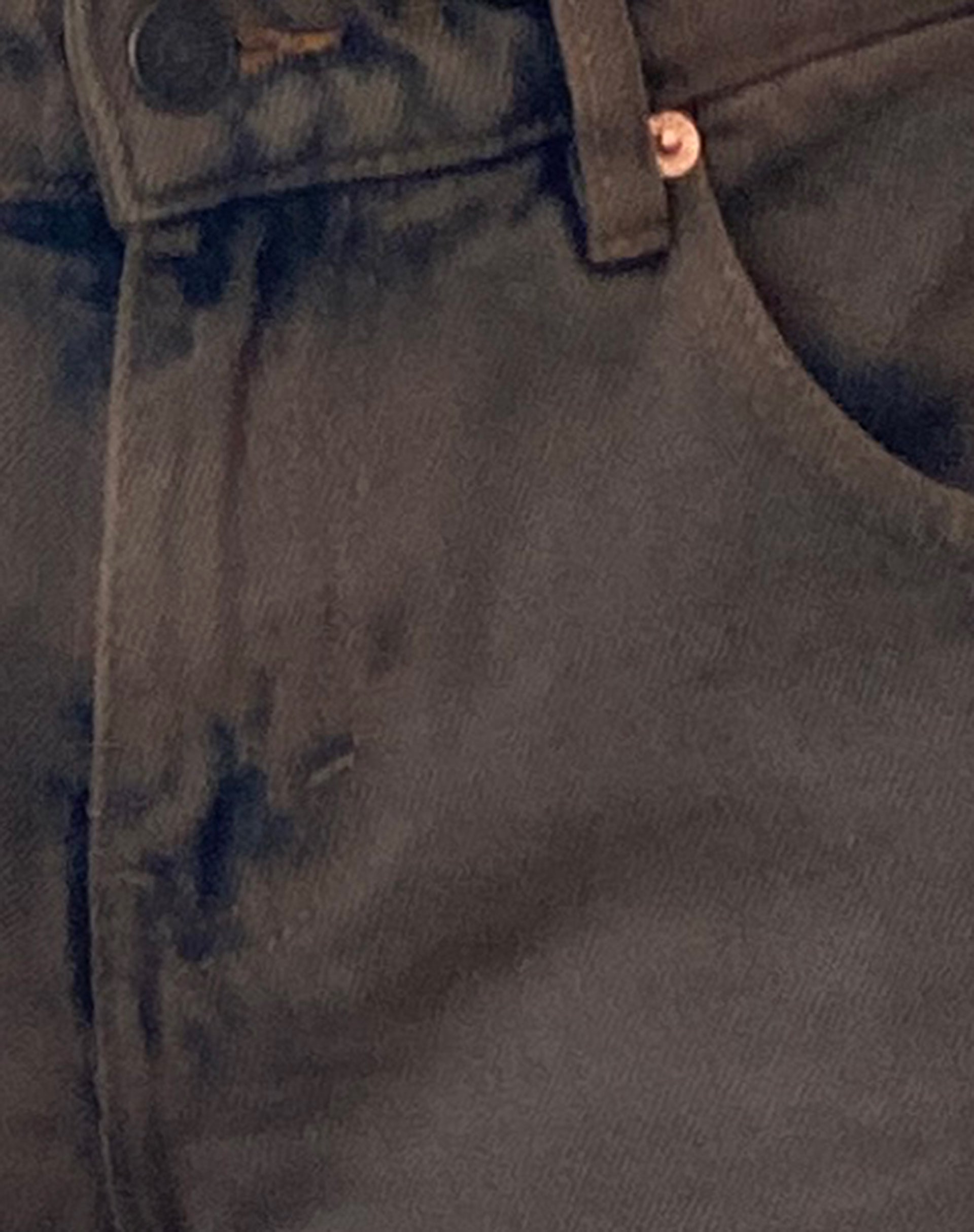 Roomy Extra Wide Low Rise Jeans in Dark Sand