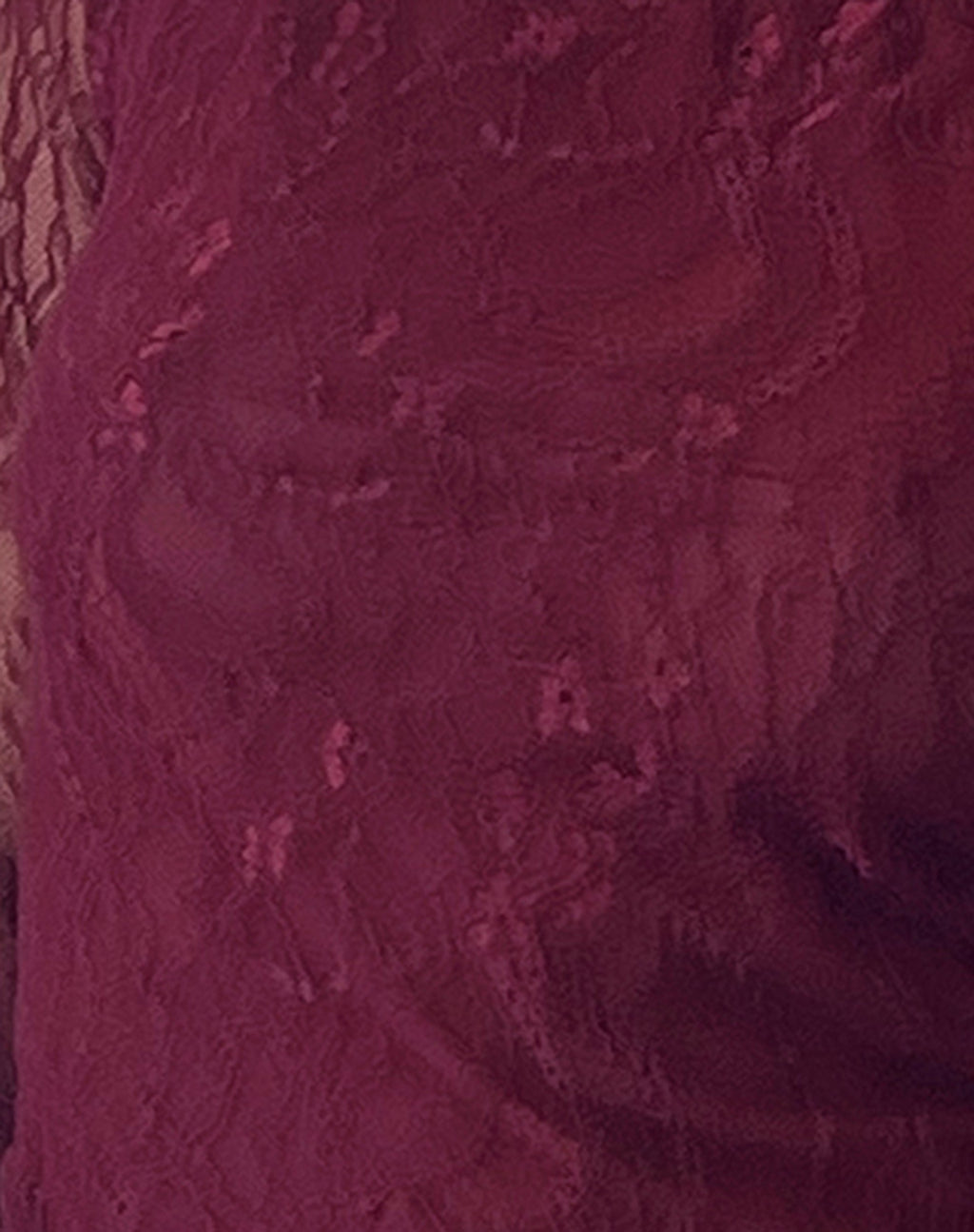 Rory Long Sleeve Top in Lace Burgundy