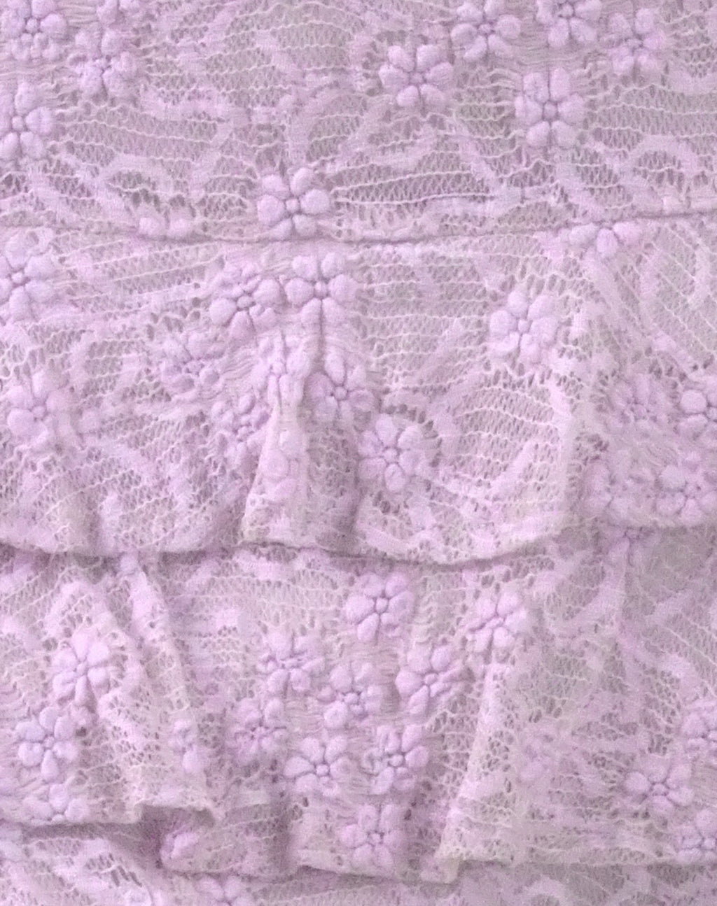 Camigo Mini Skirt in Lace Dusty Pink
