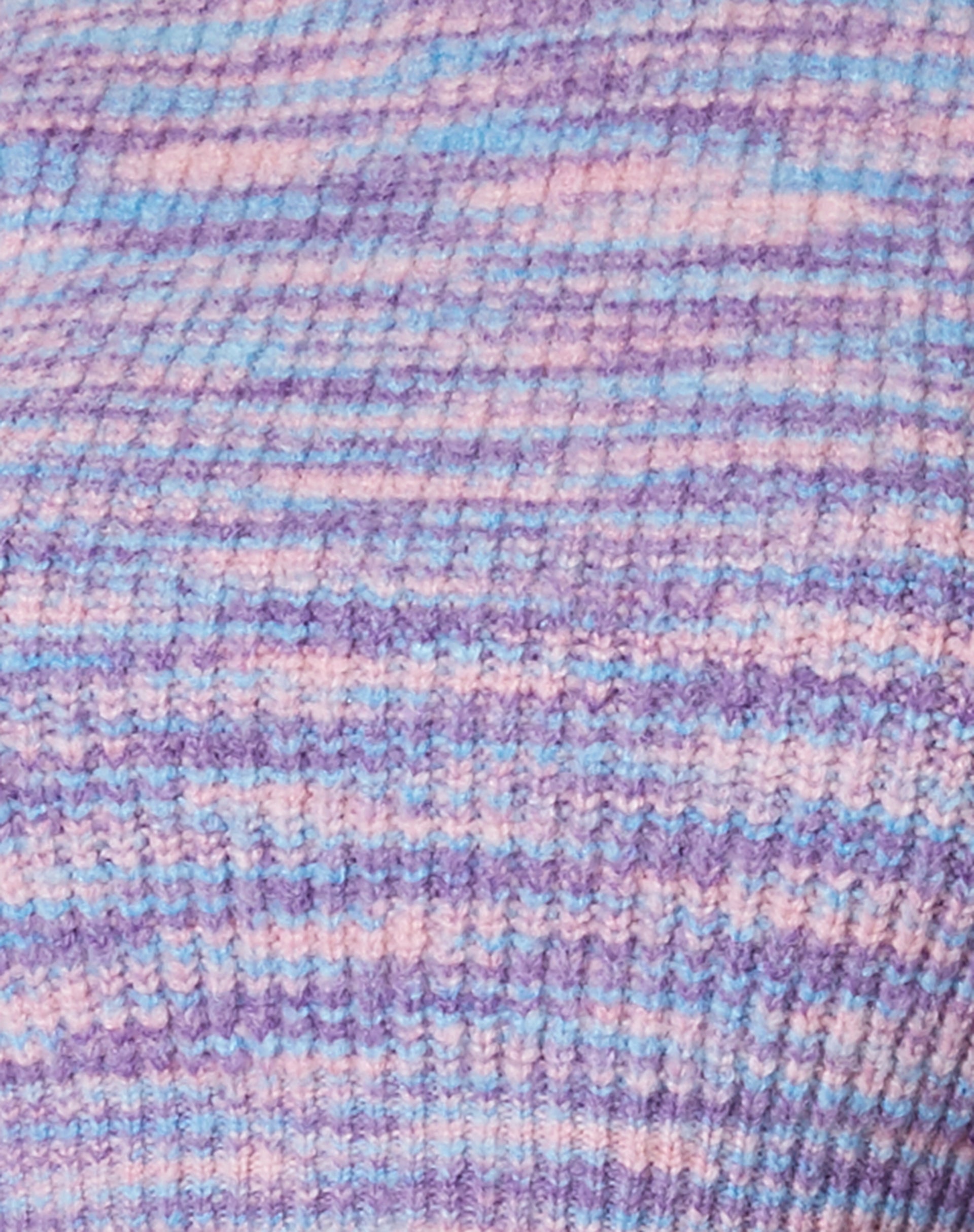 Salaka Crop Top in Space Dye Purple