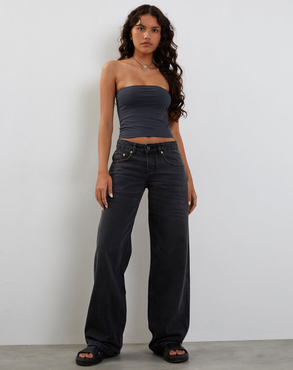 Shae Bandeau Top in Ocean Storm