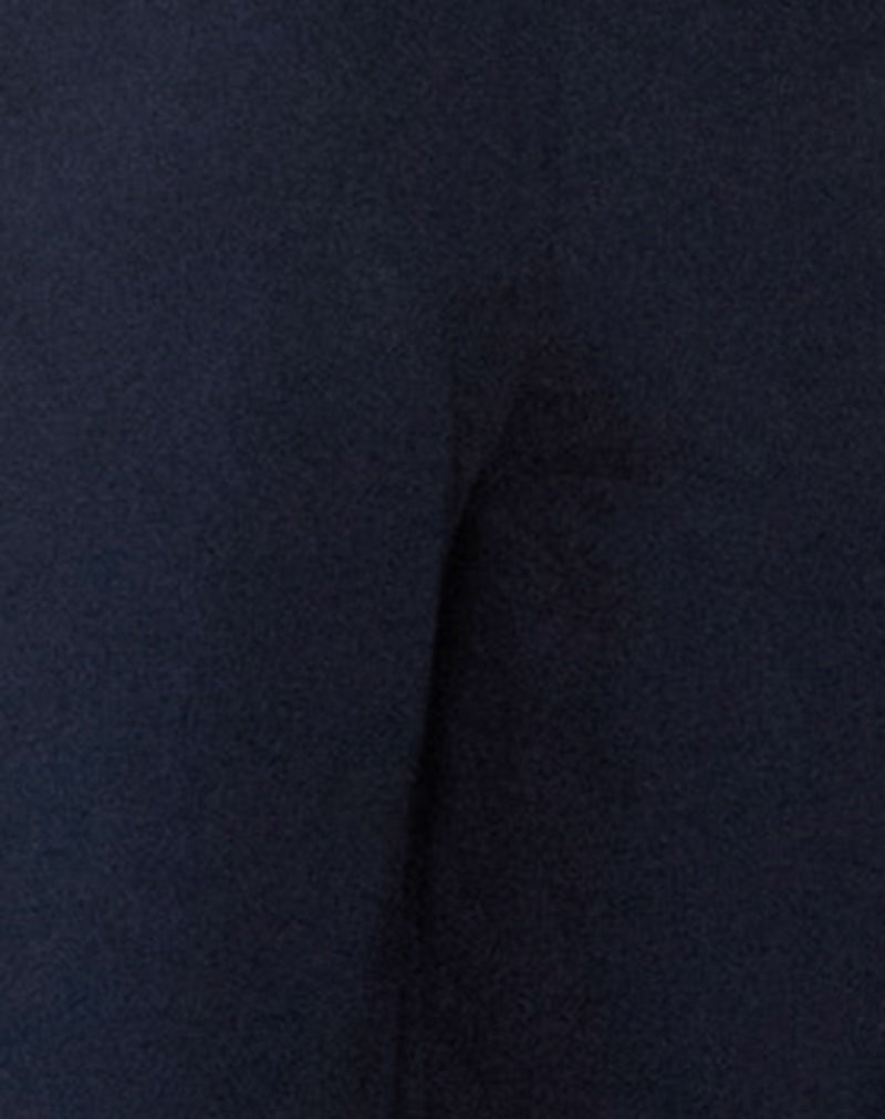 Sintya Tailored Capri Shorts in Navy