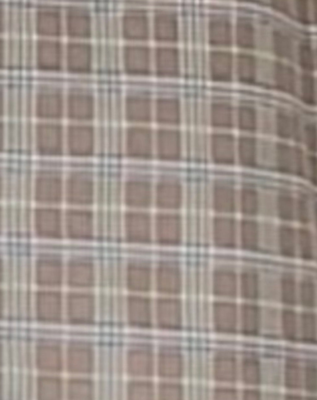 Smith Short Sleeve Shirt in Taupe Check