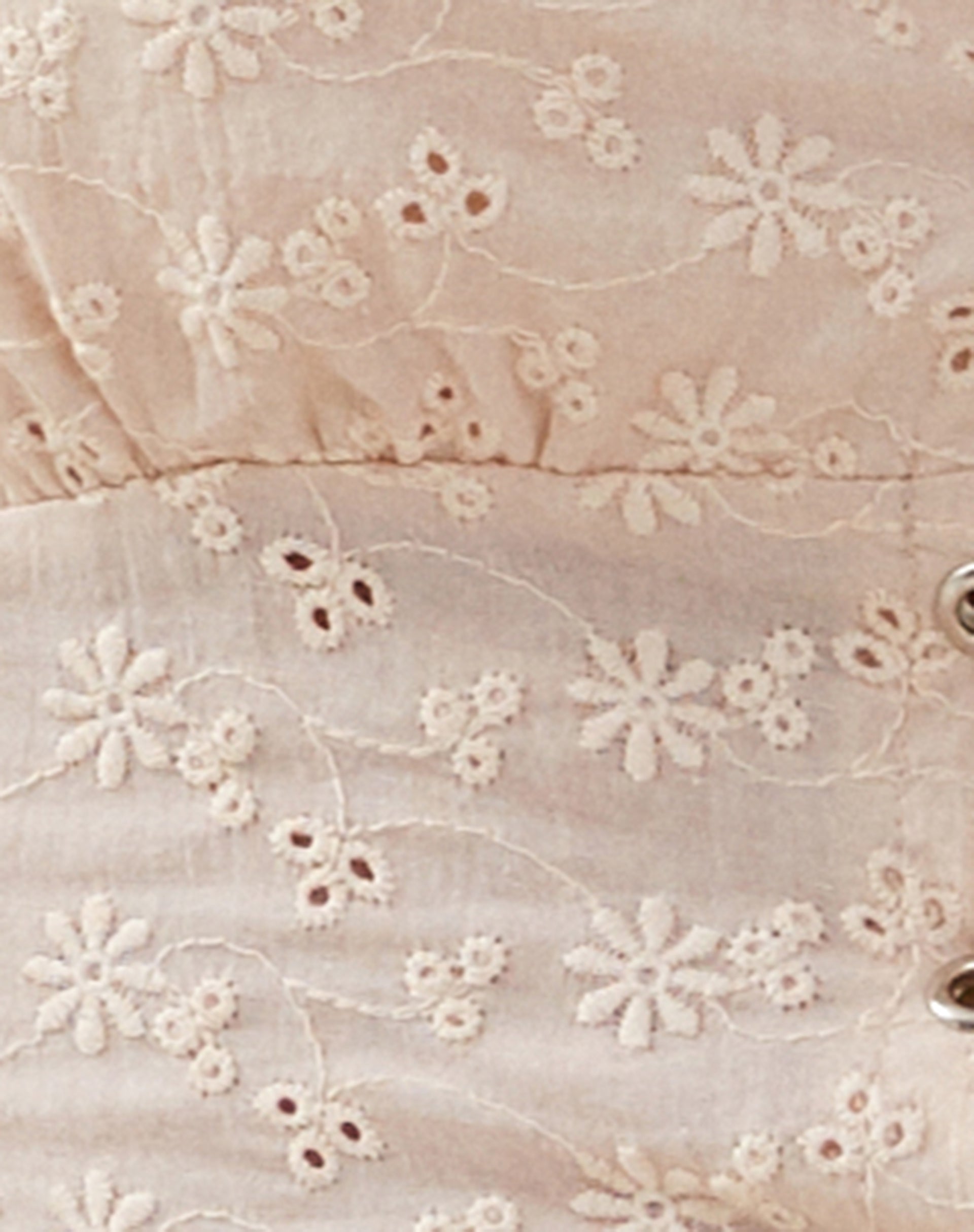 Tanya Broderie Corset Top in Broderie Blush