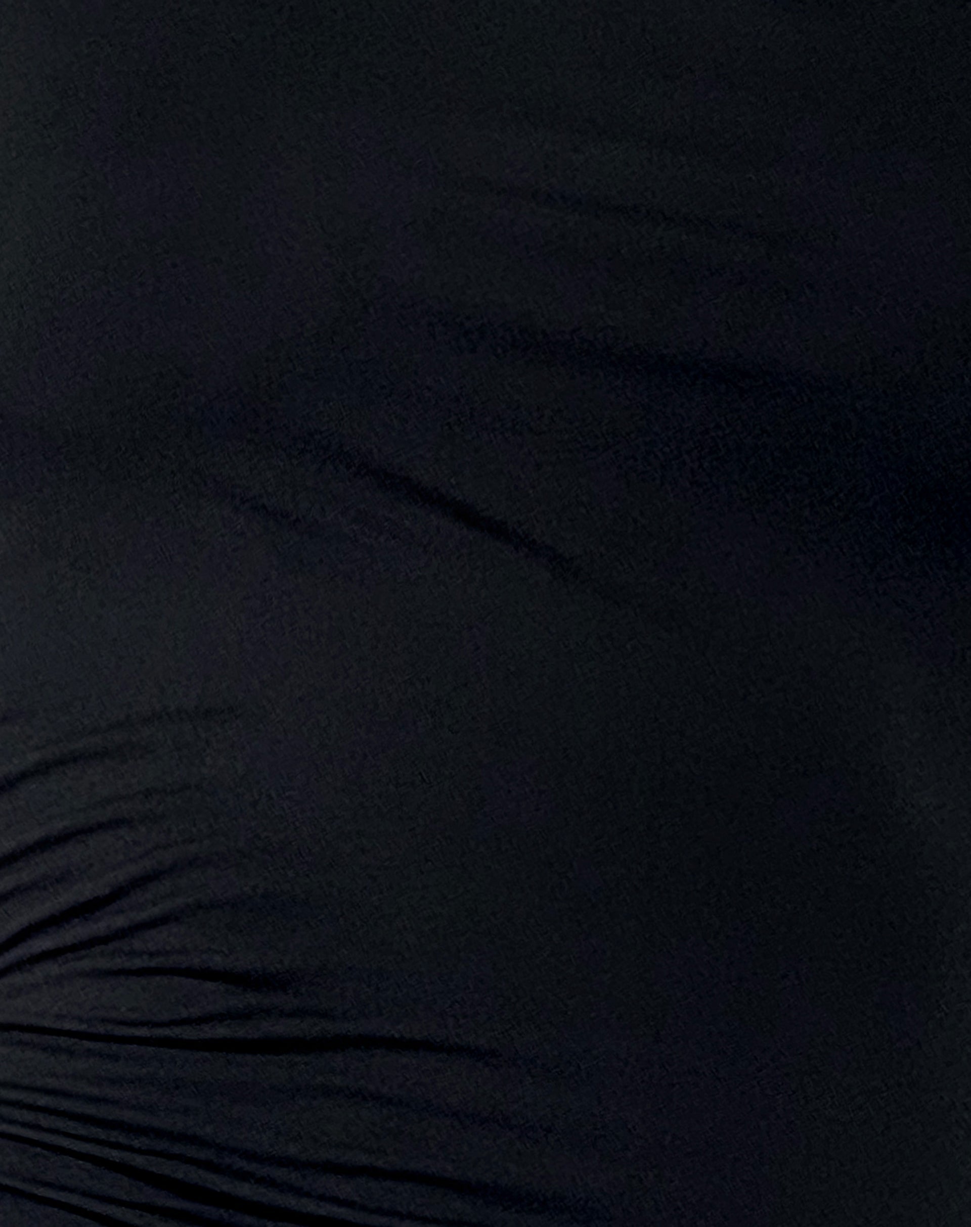 Tapia Hooded Tank Top in Black Slinky