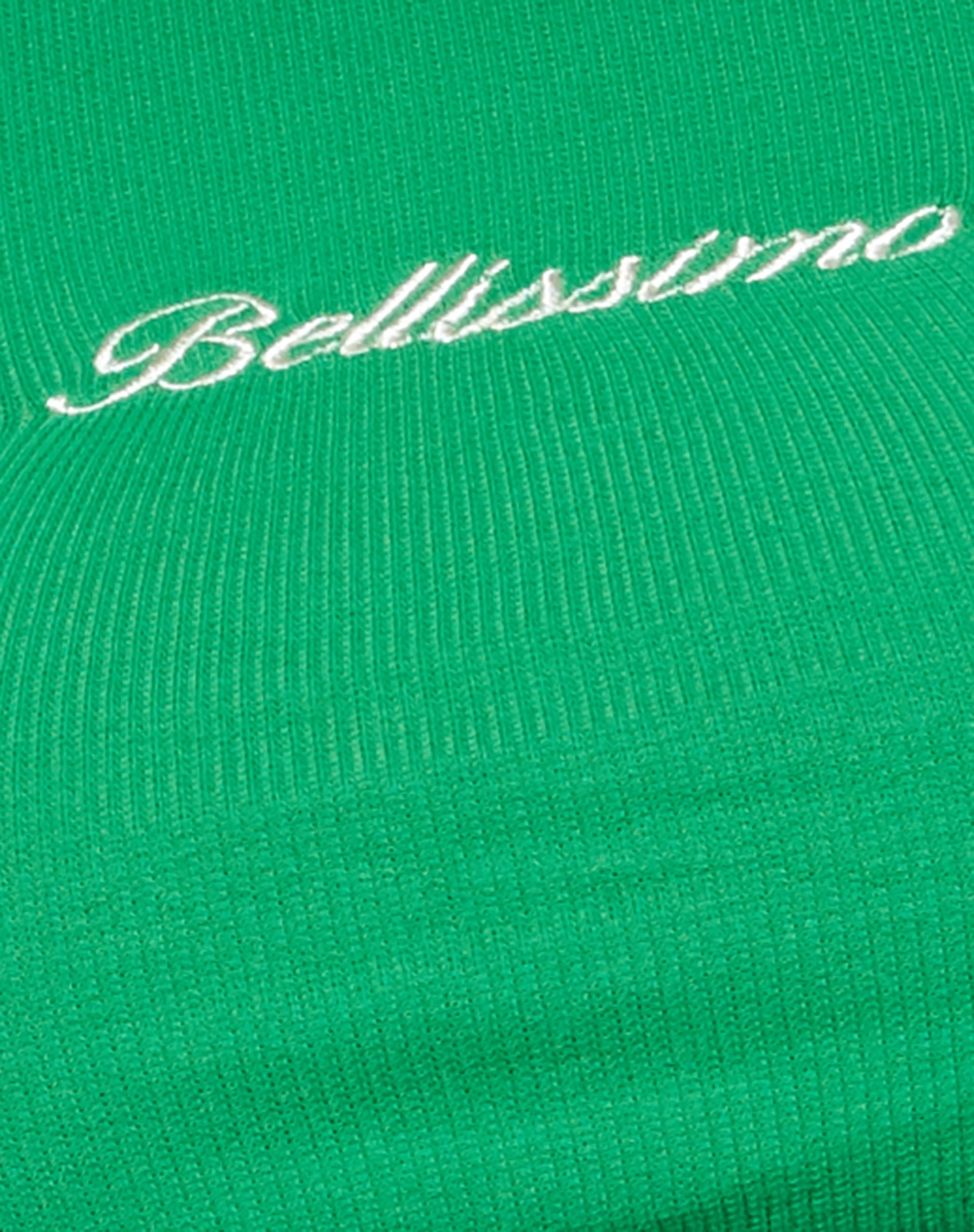 Tindy Crop Top in Rib Fun Green Bellissimo
