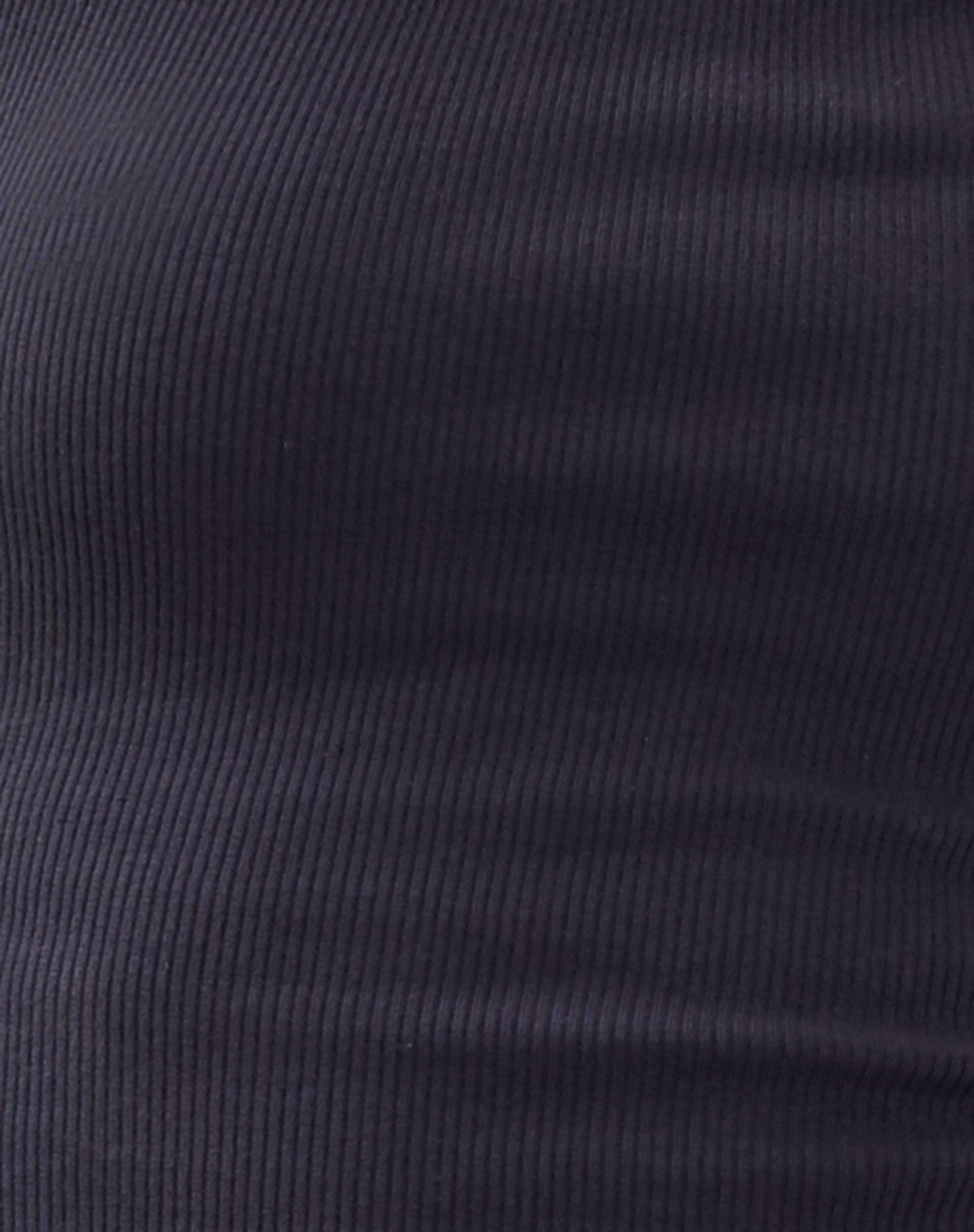 Tasley Ribbed Folded Sleeve Tee in Ocean Storm