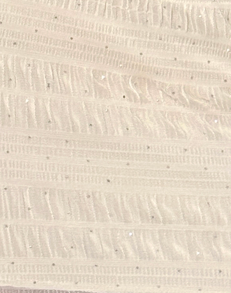 Vidia Mini Skirt in Sequin Mesh Ivory