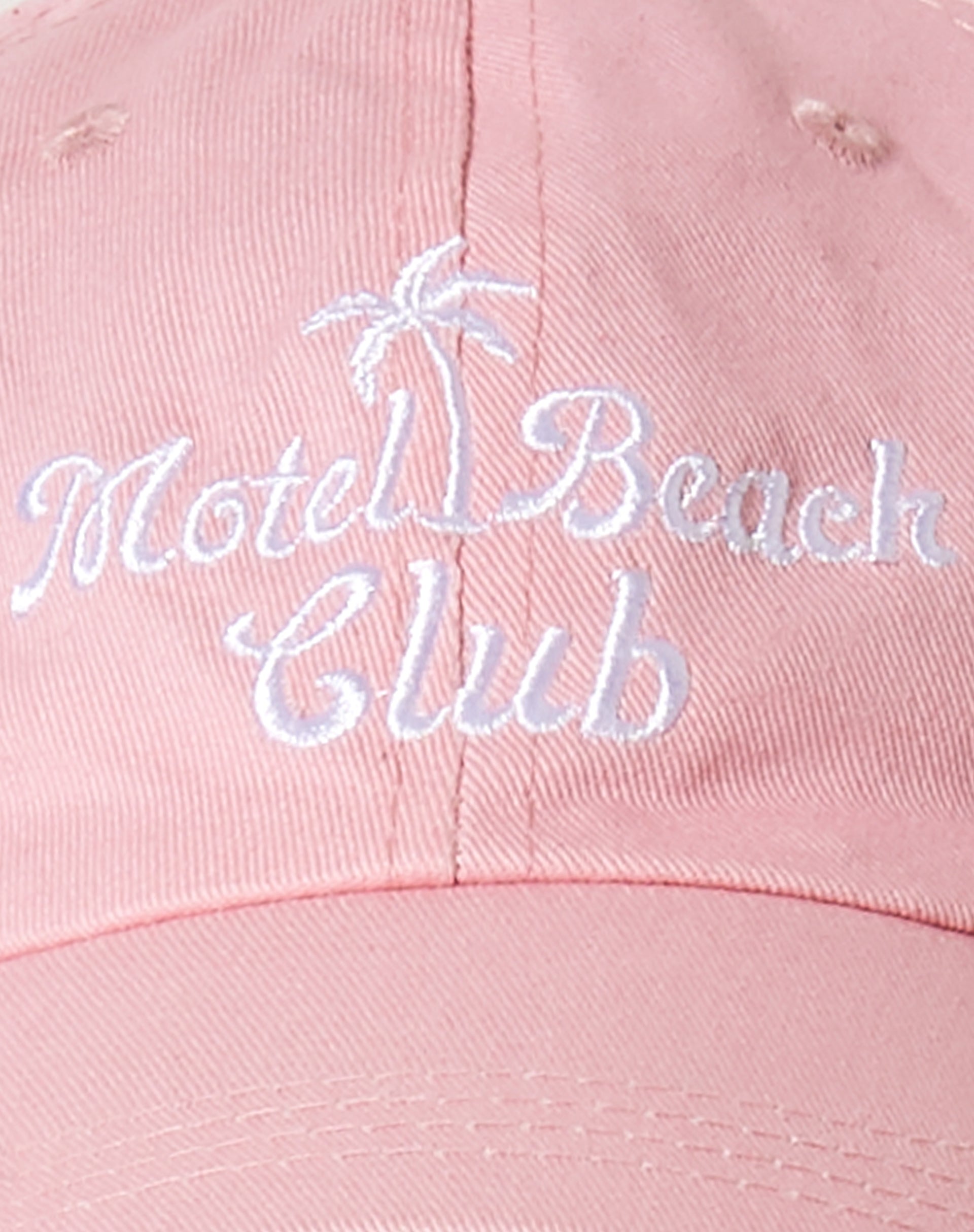 Vintage Hat in Pink Motel Beach Club Embro