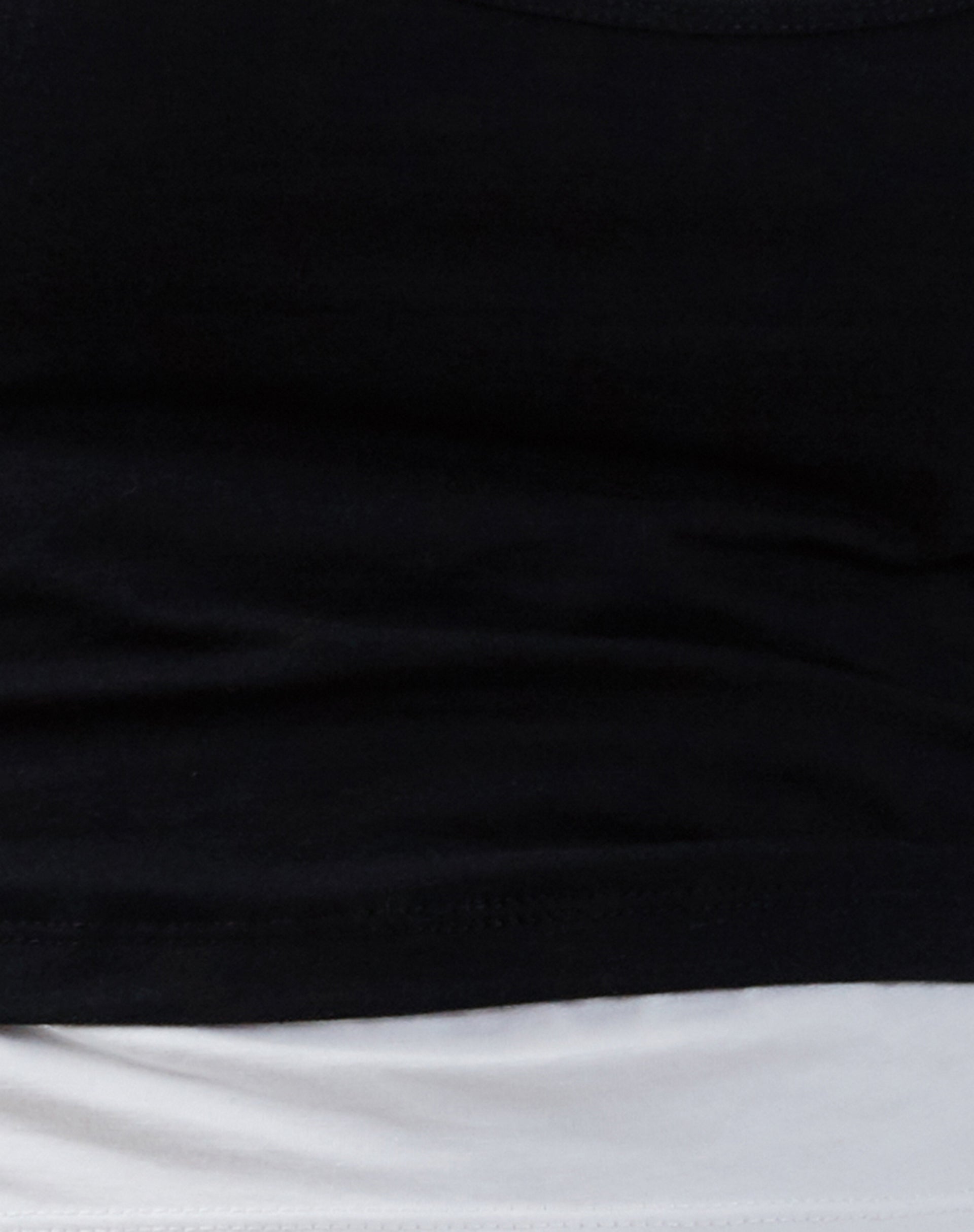 Willia Two Toned Vest Top in Black and White