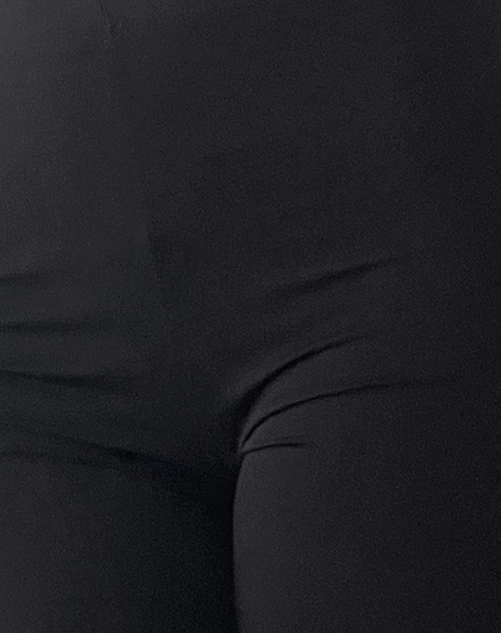 Annika Lace Frill Capri Trouser in Black
