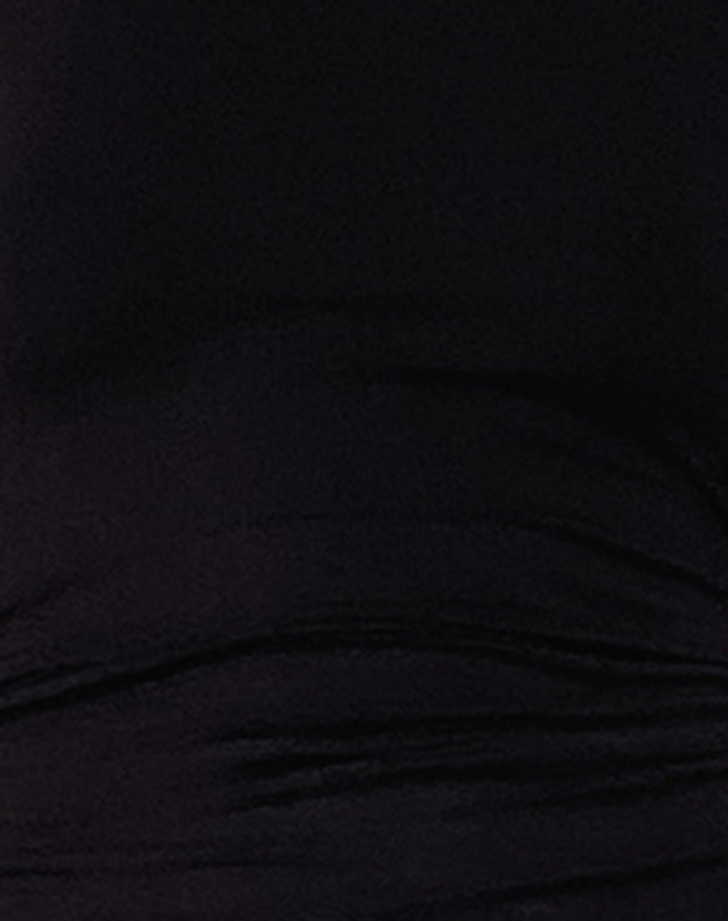 Xareni Ruched Backless Top in Black