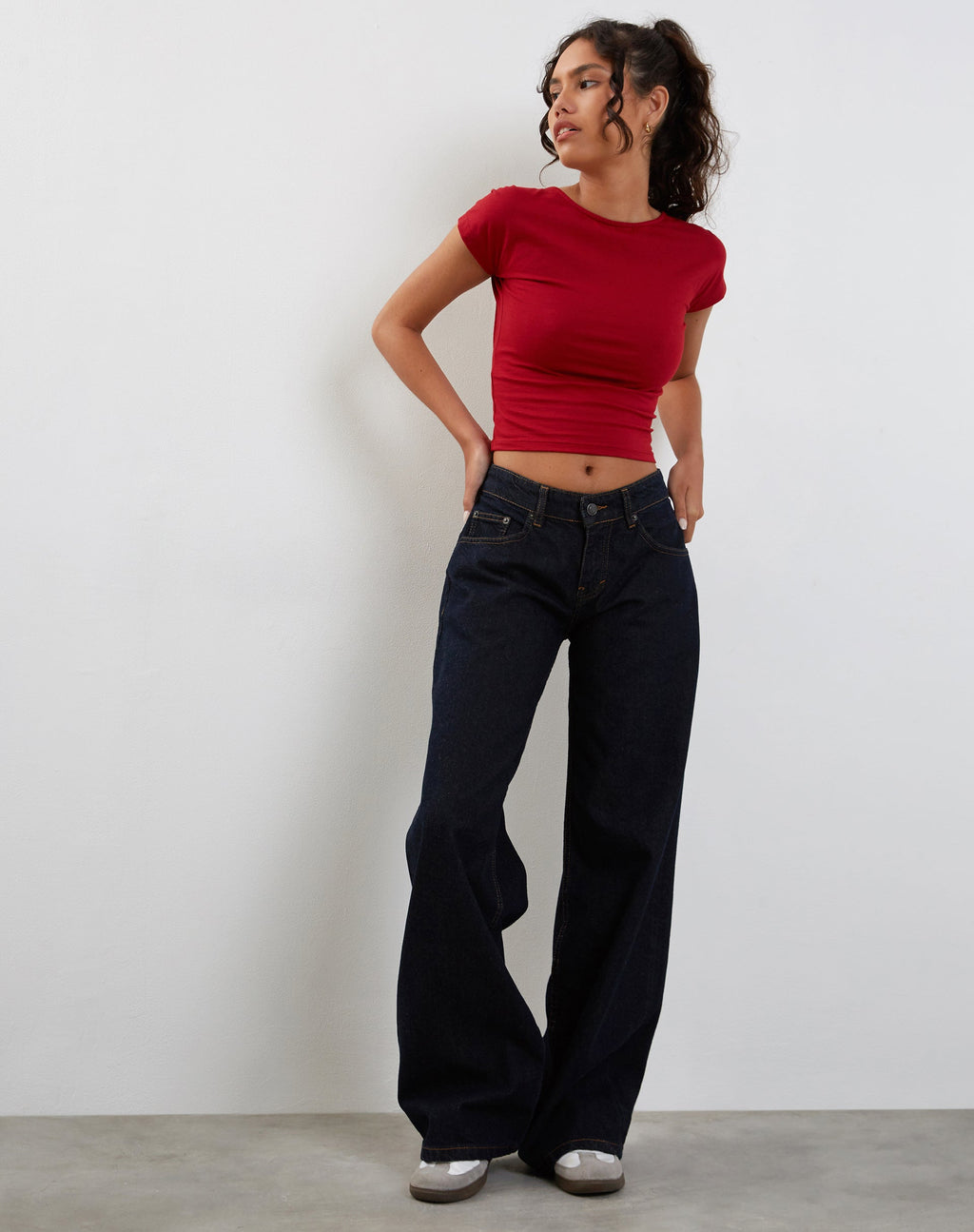 Xiwang Crop Top in Adrenaline Red