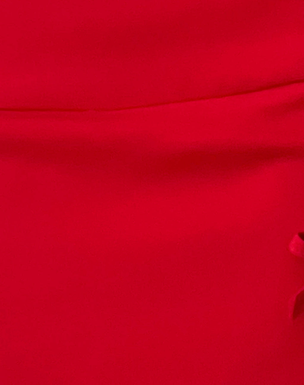 Yanti Mini Skirt in Red with Red Bows