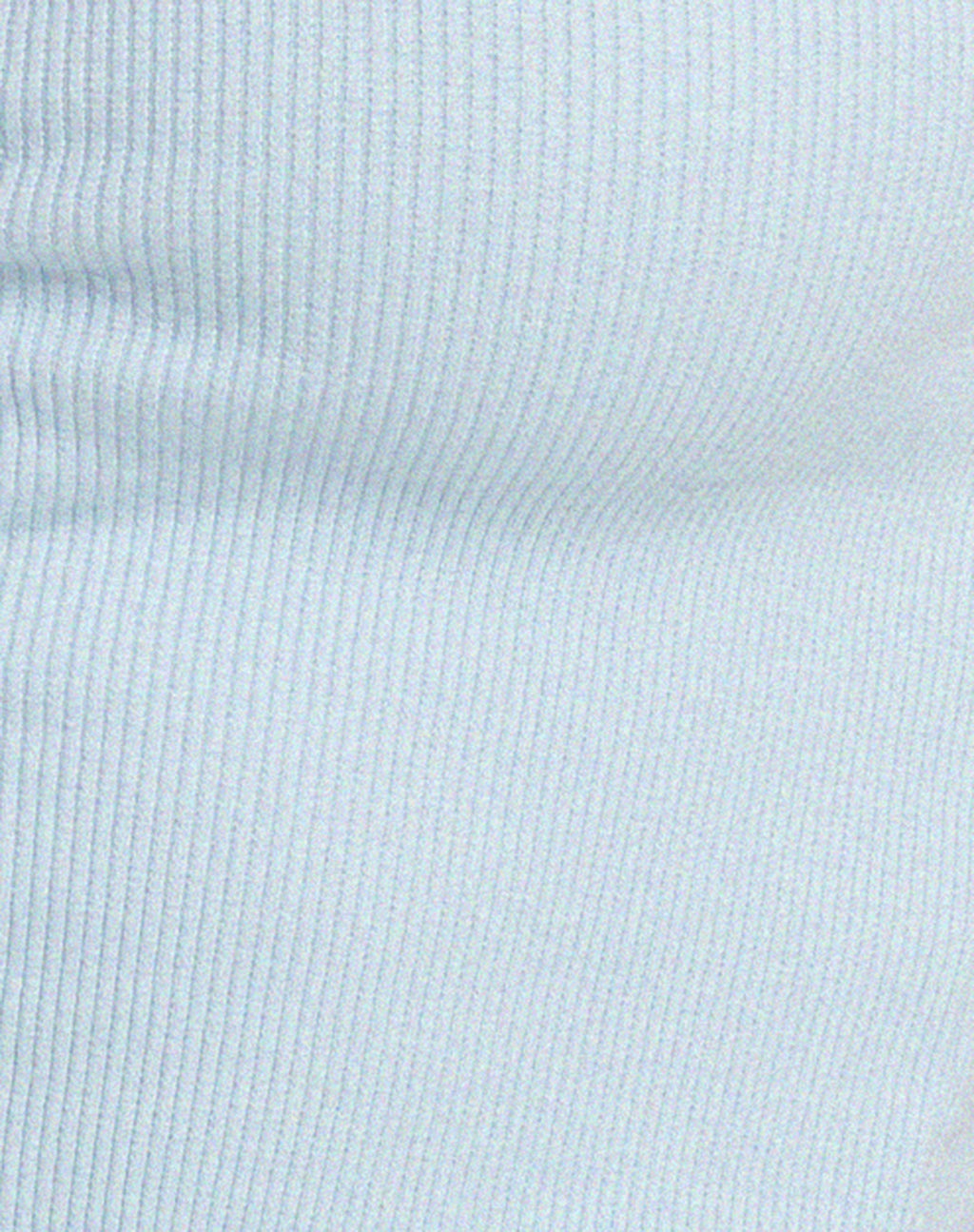 Yusa Crop Top in Rib Powder Blue
