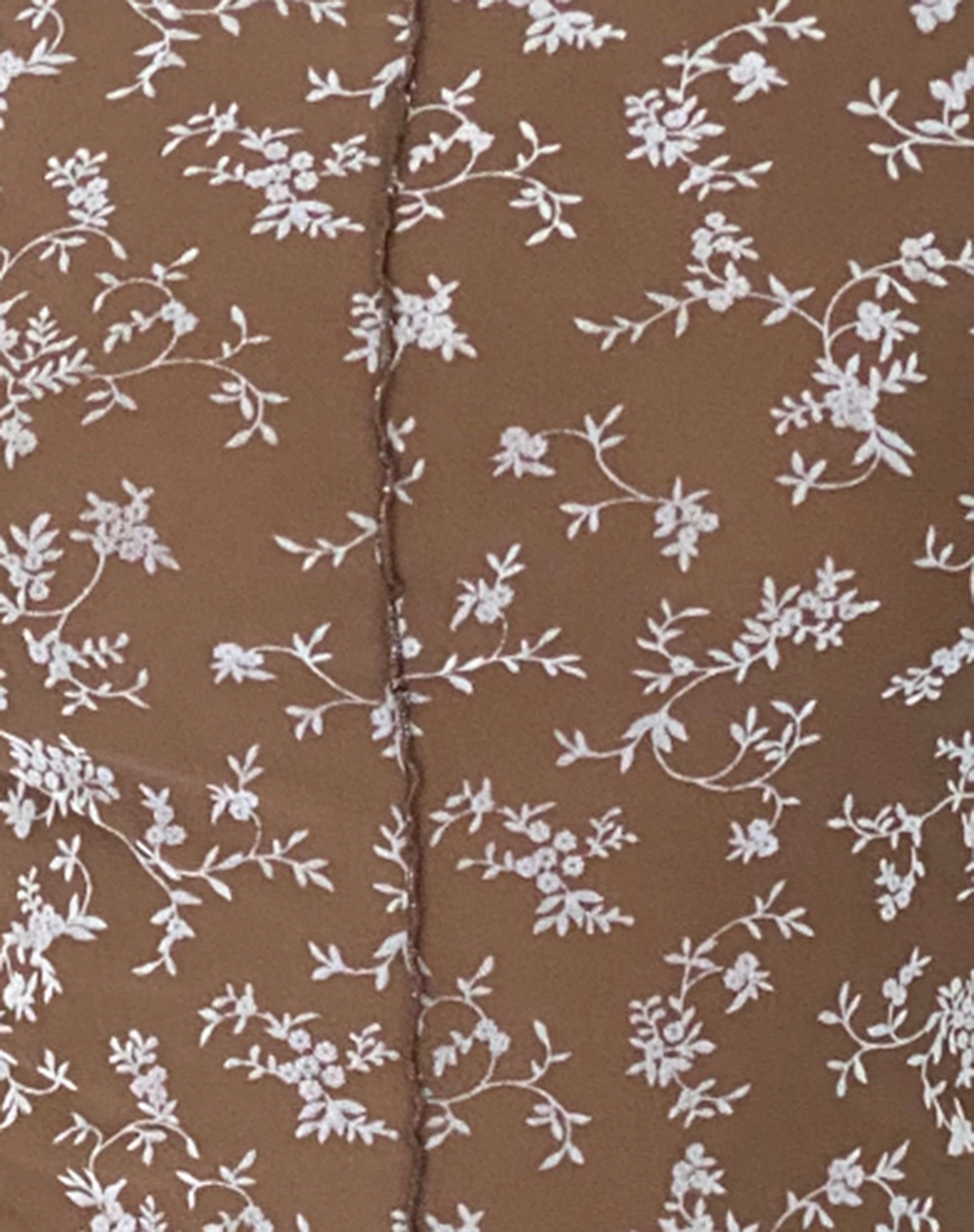 Zest Mesh Long Sleeve Top in Botanist Flock Dark Taupe
