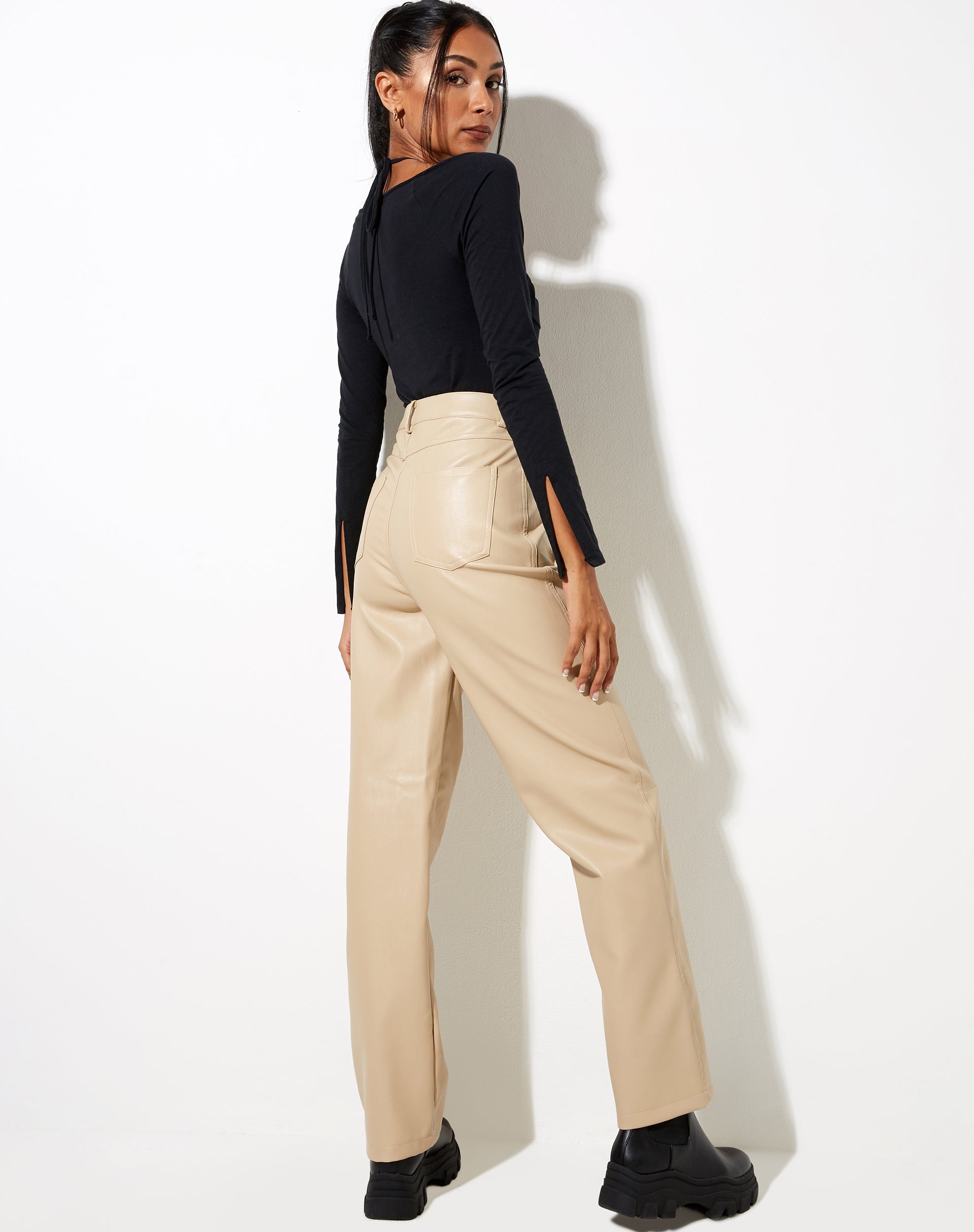 Zova Trouser in Buttermilk